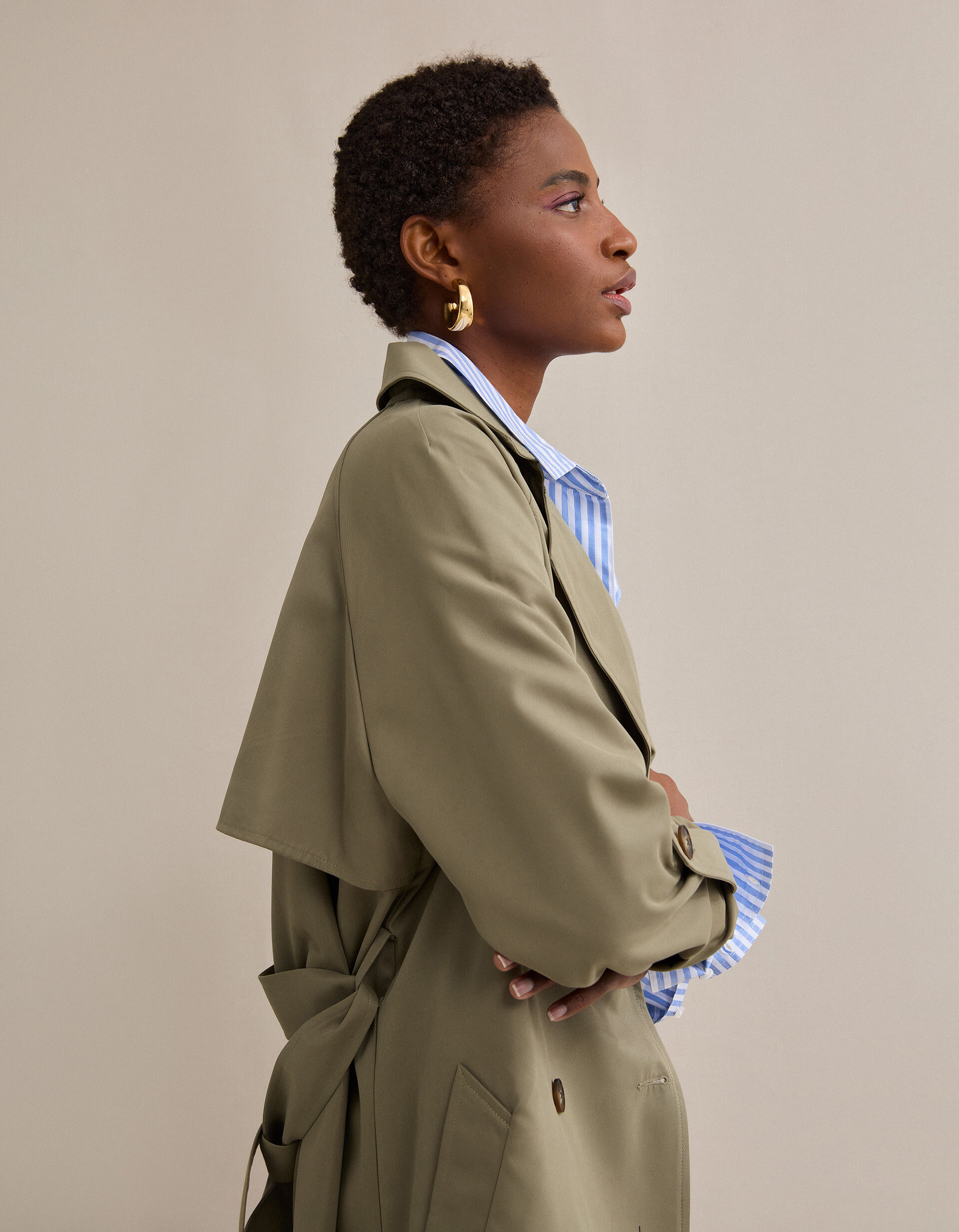 Comprar Online Gabardina, Mulher, Verde