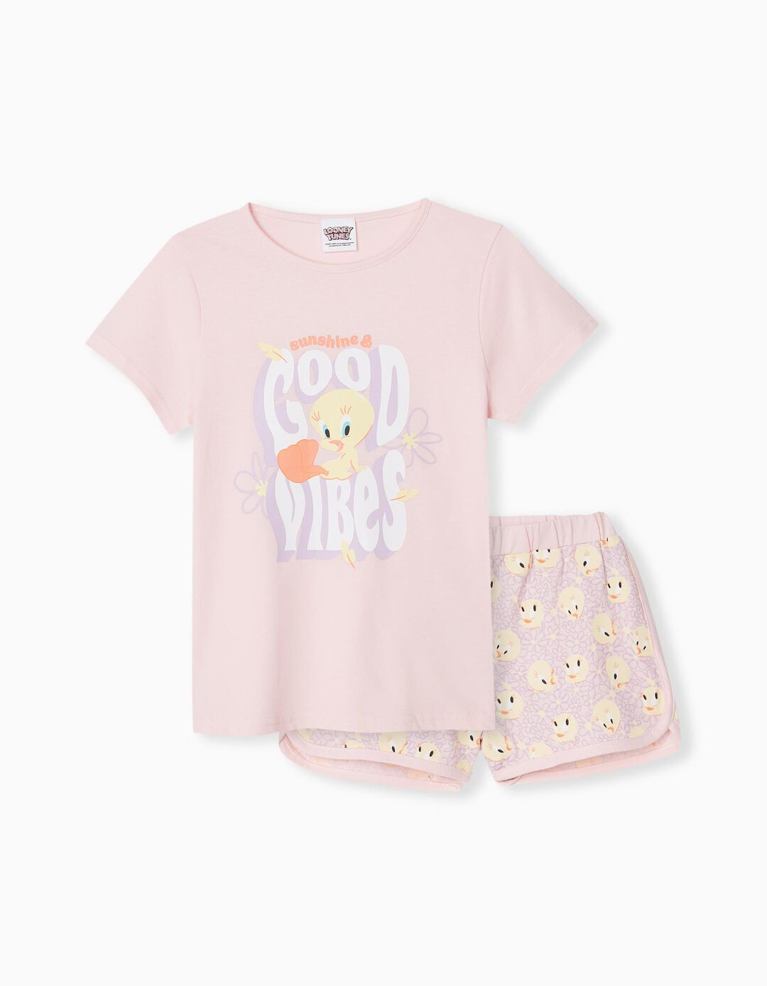 Looney Tunes' Pyjamas, Girls, Light Pink