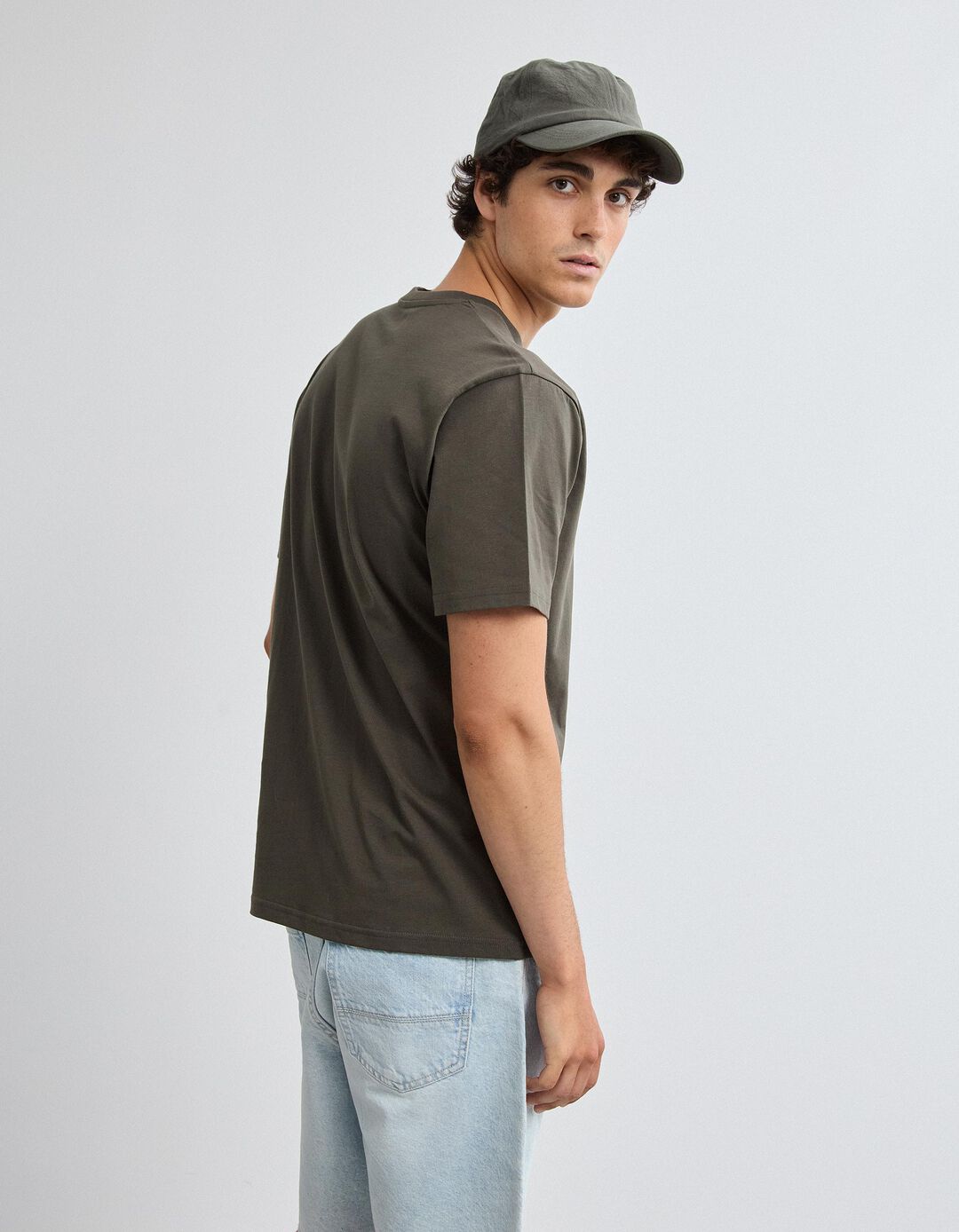 T-shirt Jersey, Homem, Cinzento Escuro