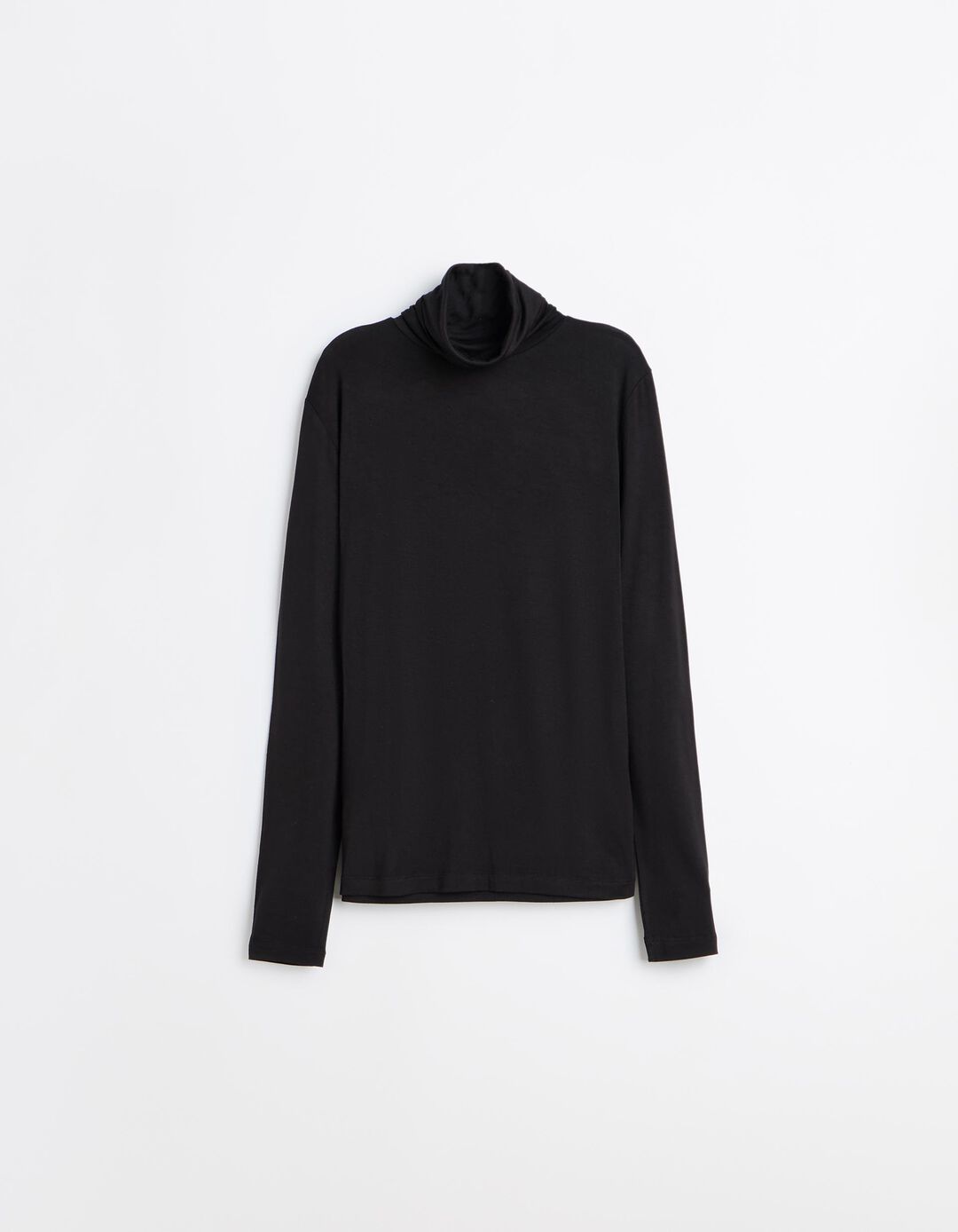 Camisola De Gola Alta, Mulher, Preto