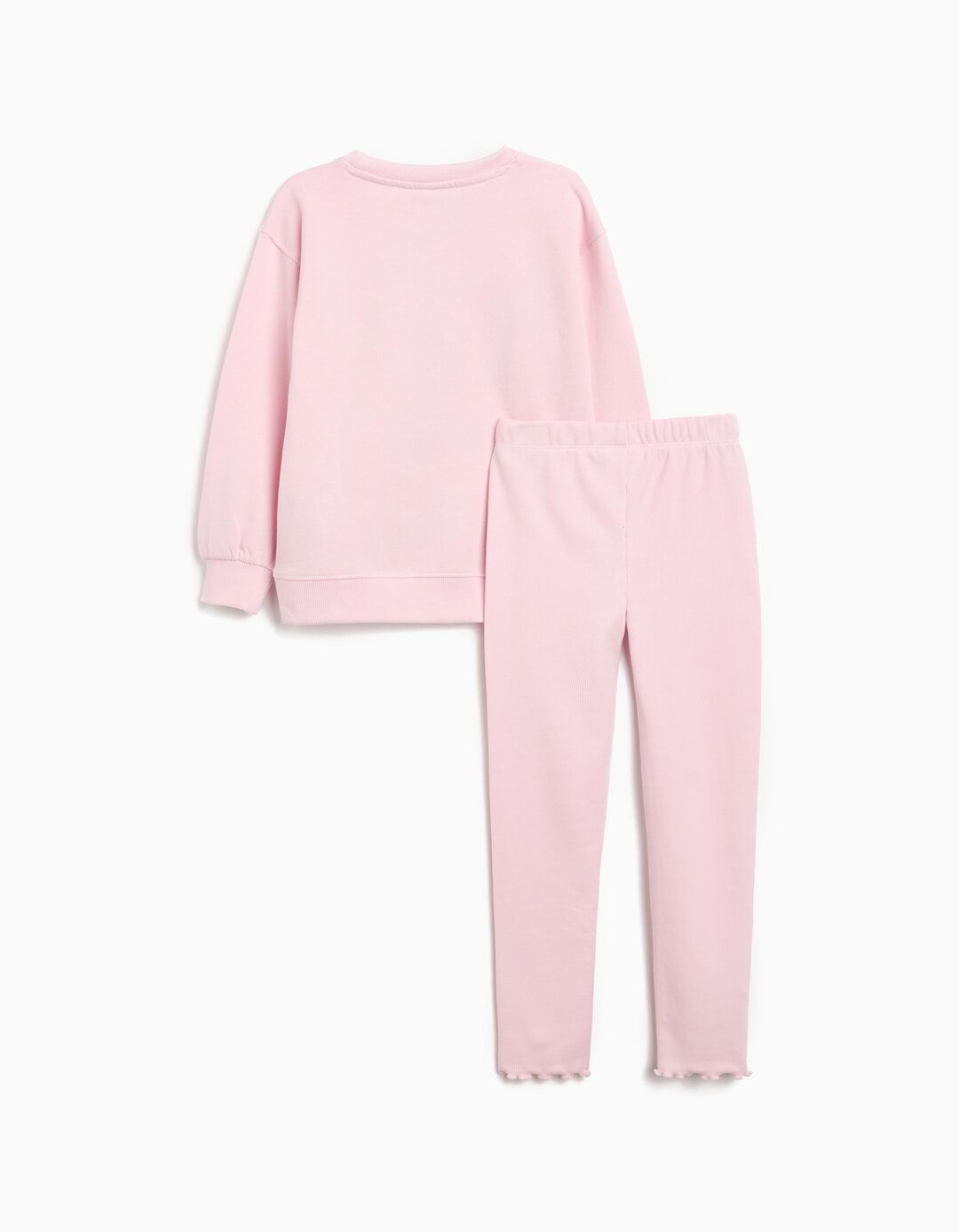 Conjunto Sweatshirt e Leggings 'Minnie' ©Disney, Menina, Rosa Claro