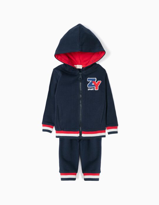 Fato de Treino ZY Sport Azul Escuro