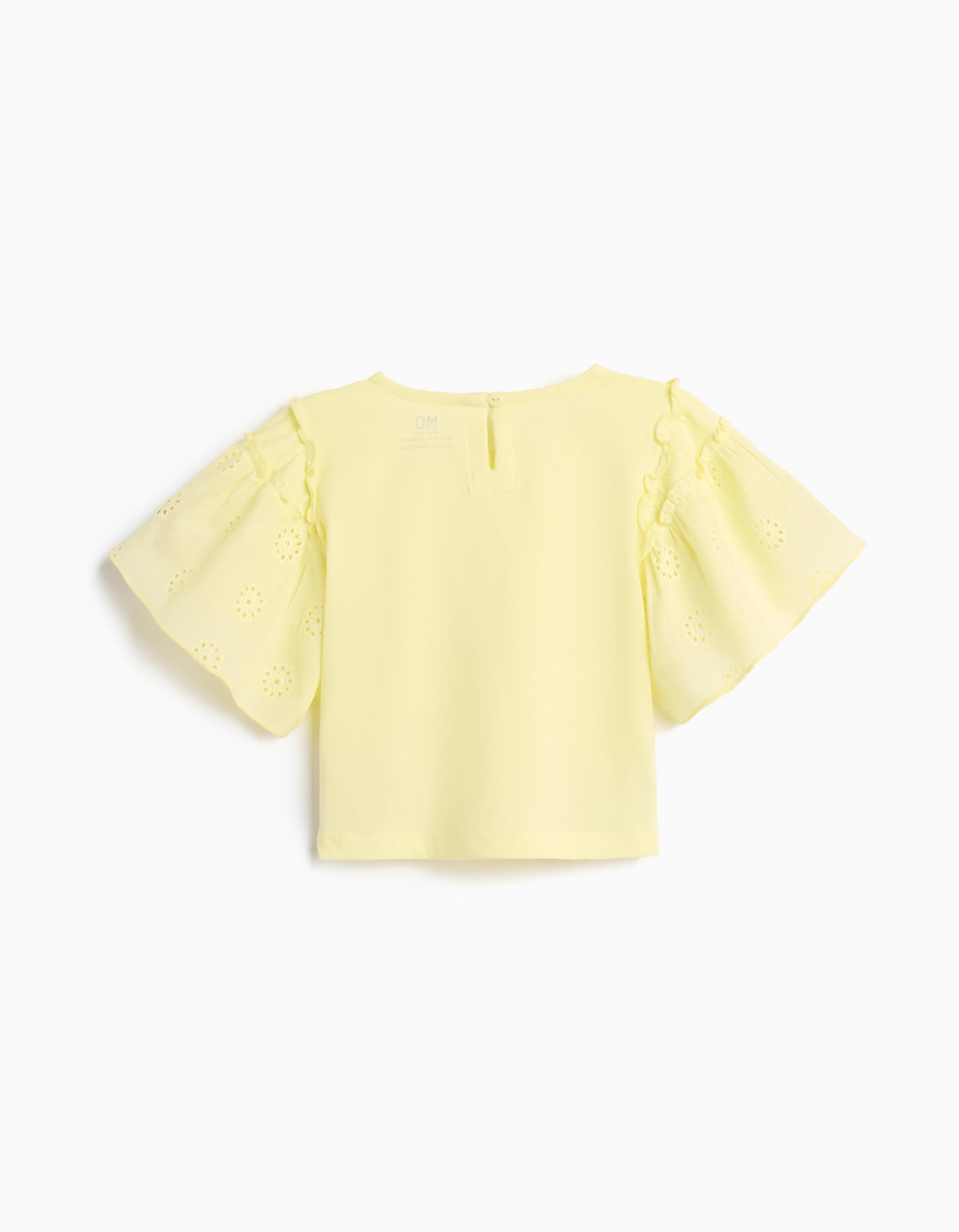 Comprar Online T-shirt Manga Curta, Menina, Amarelo Claro