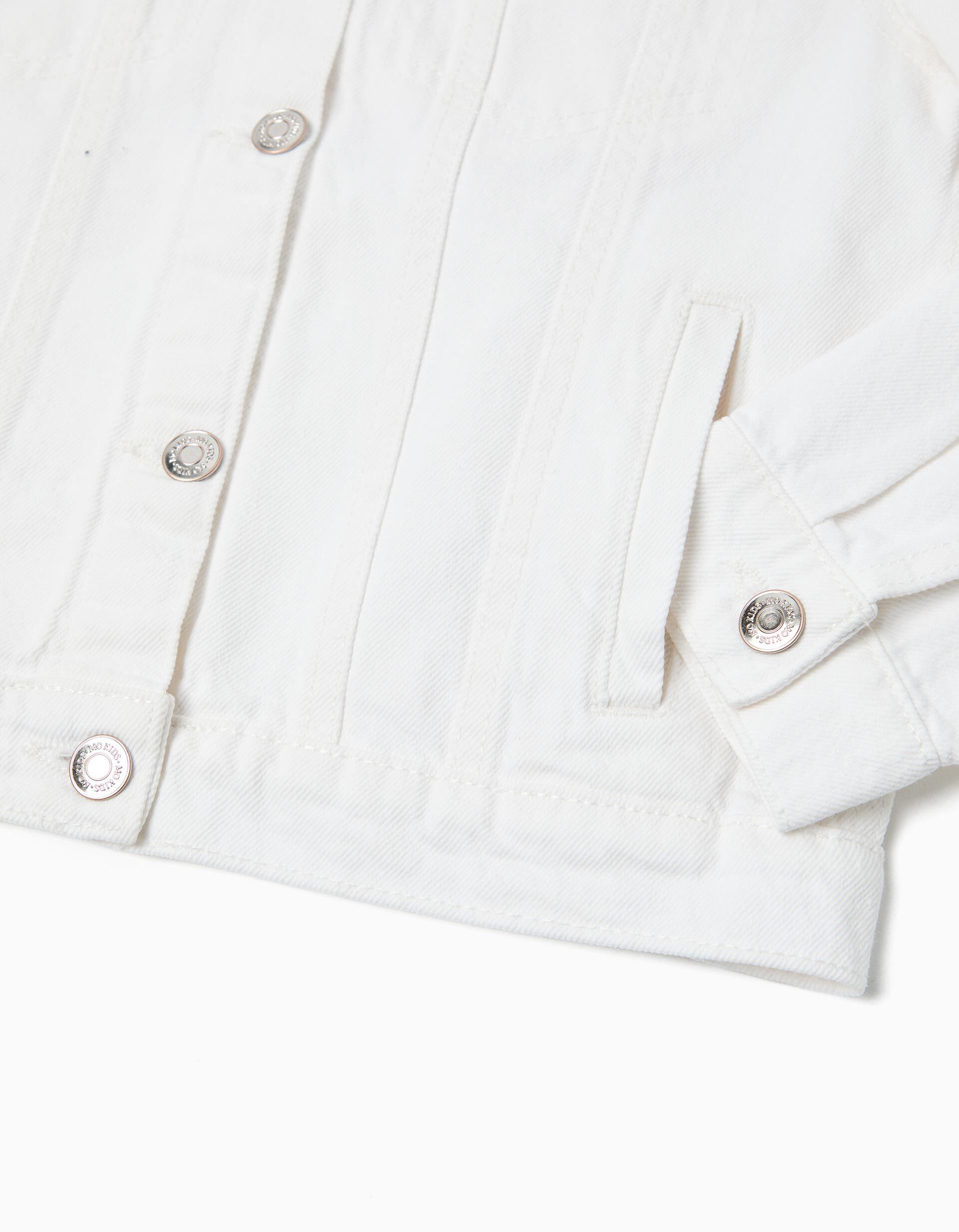 Comprar Online Casaco de Ganga, Menina, Branco