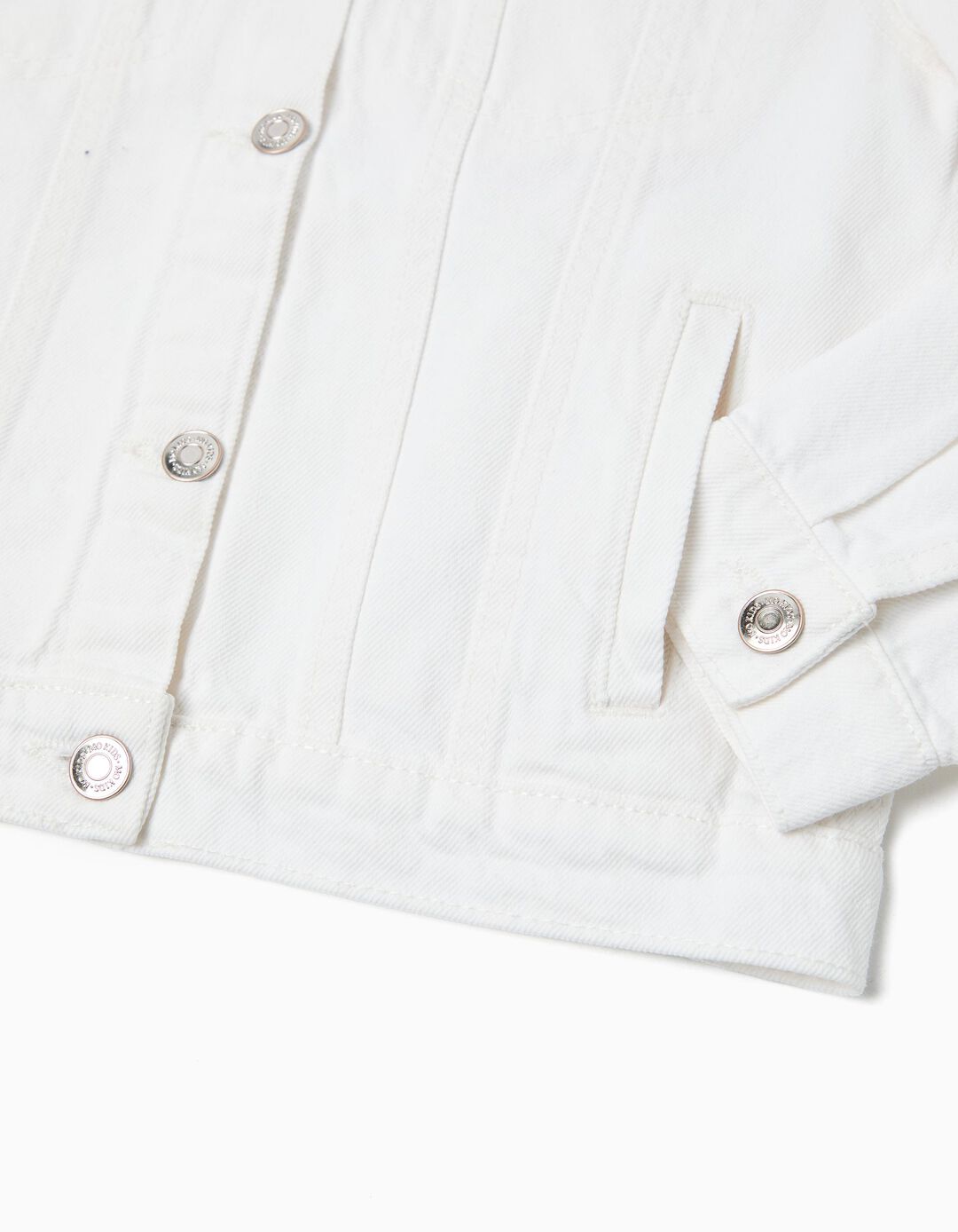 Casaco de Ganga, Menina, Branco