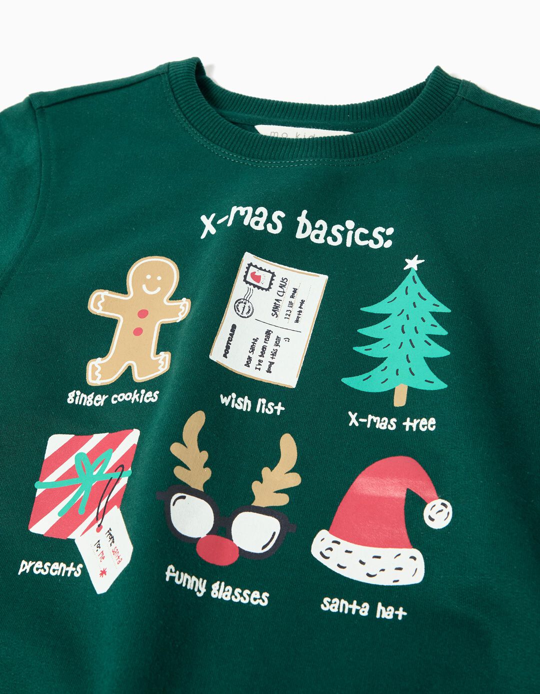 Sweatshirt de Natal, Menino, Verde