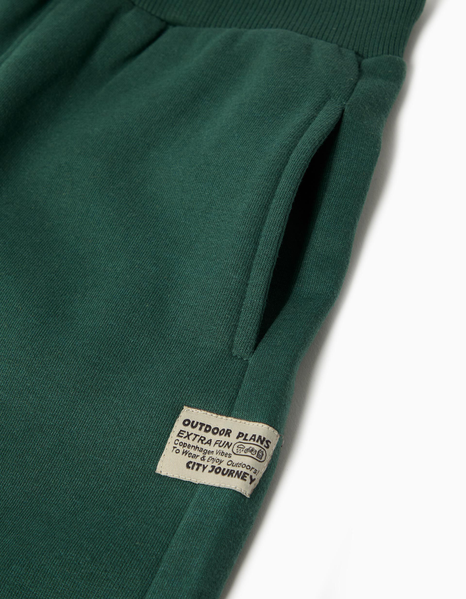 Comprar Online Cal&ccedil;as Jogging, Menino, Verde Escuro