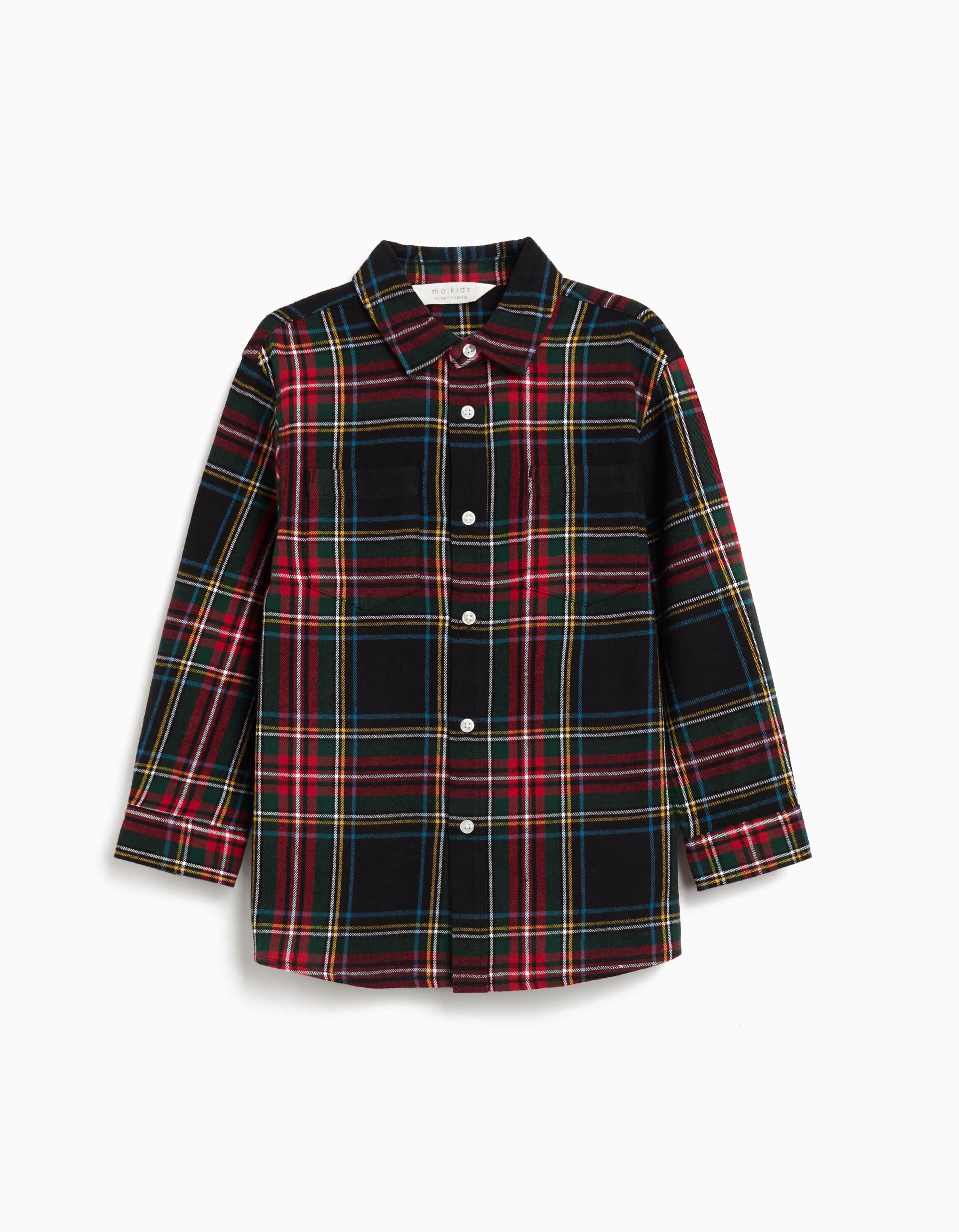 Comprar Online Camisa Xadrez, Menino, Preto