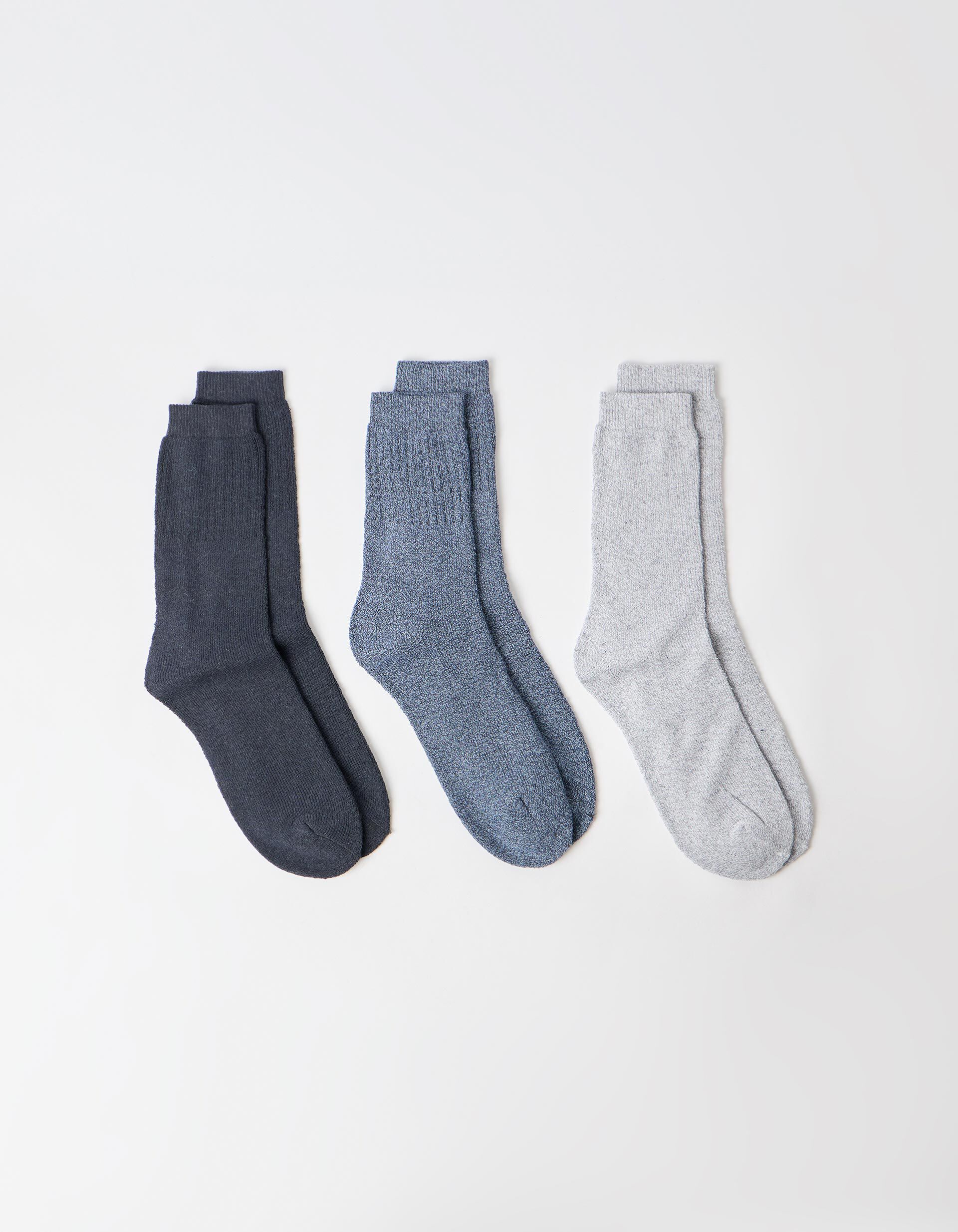 Comprar Online Pack 3 Pares De Meias, Homem, Cinzento