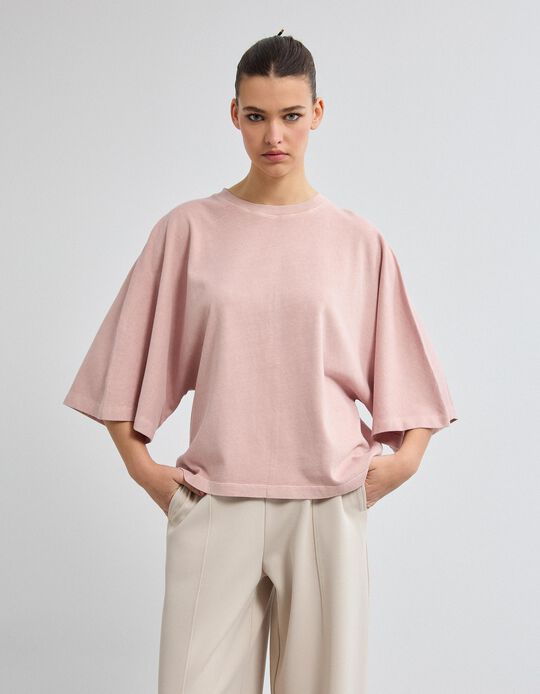 Comprar Online T-shirt, Mulher, Rosa