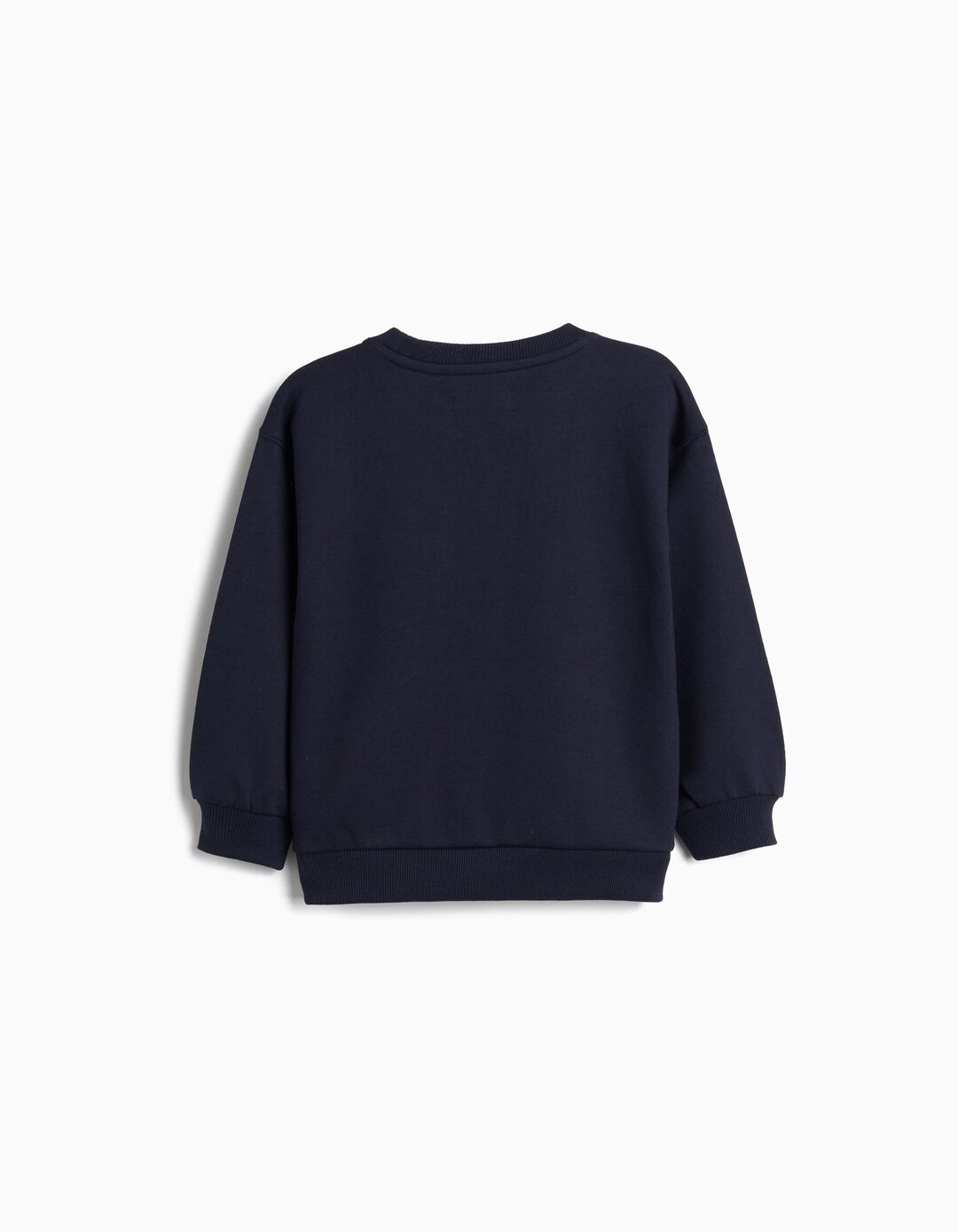 Sweatshirt De Felpa, Menino, Azul Escuro