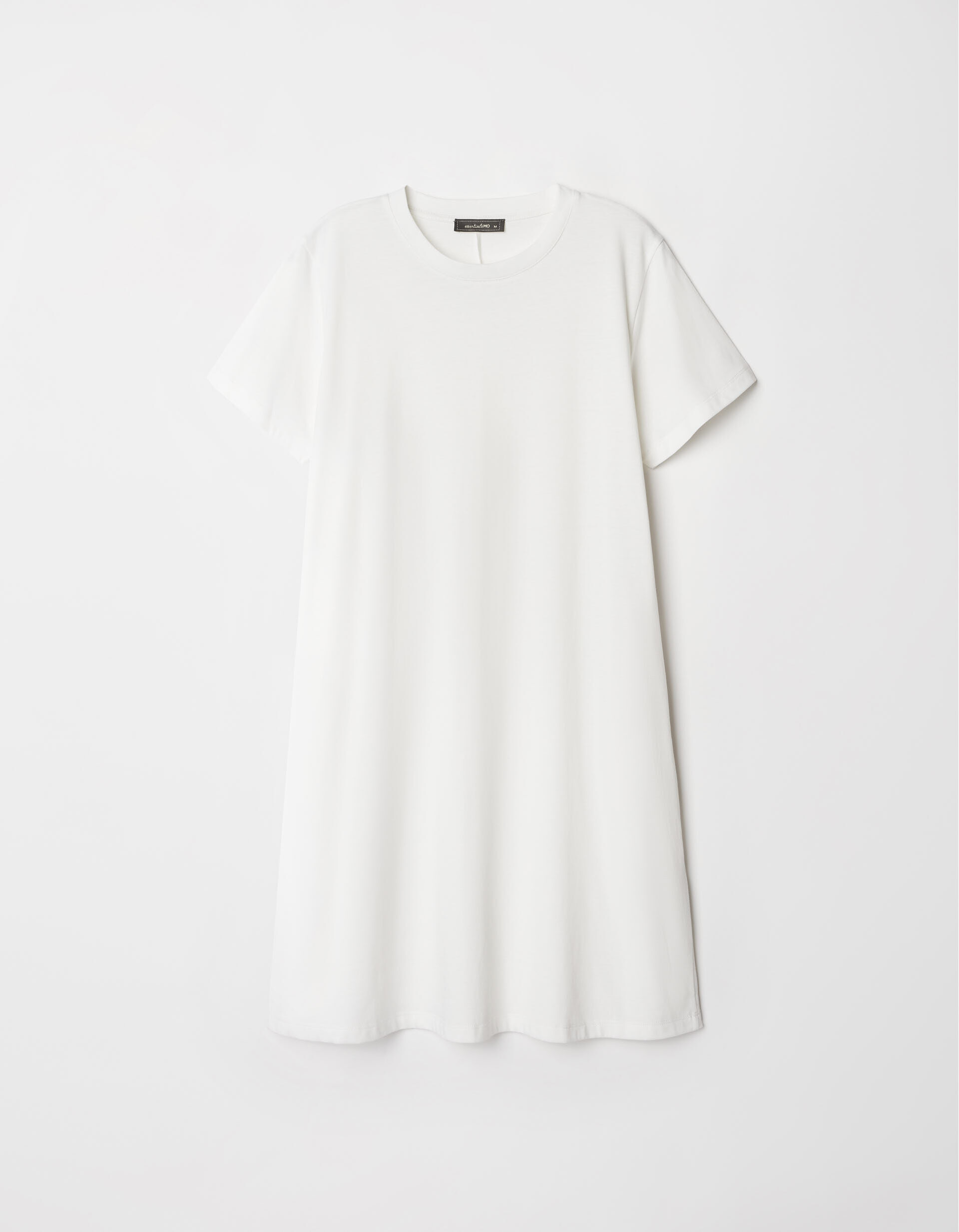 Vestido t shirt branco sales