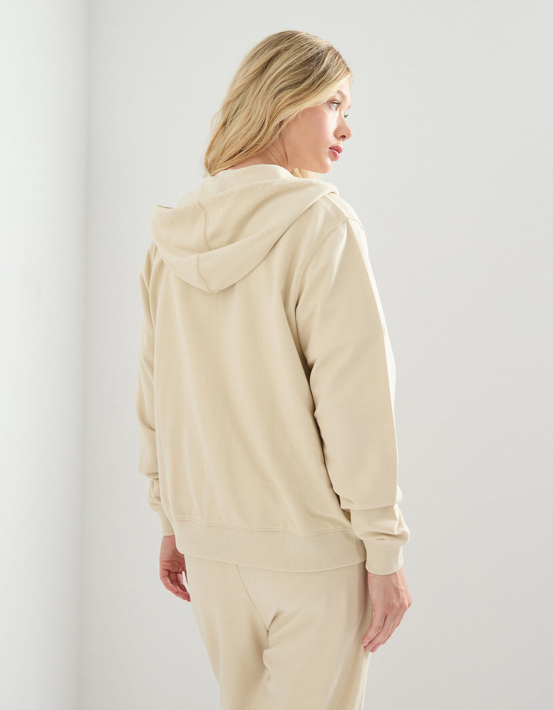 Comprar Online Casaco com Capuz, Mulher, Bege Claro 