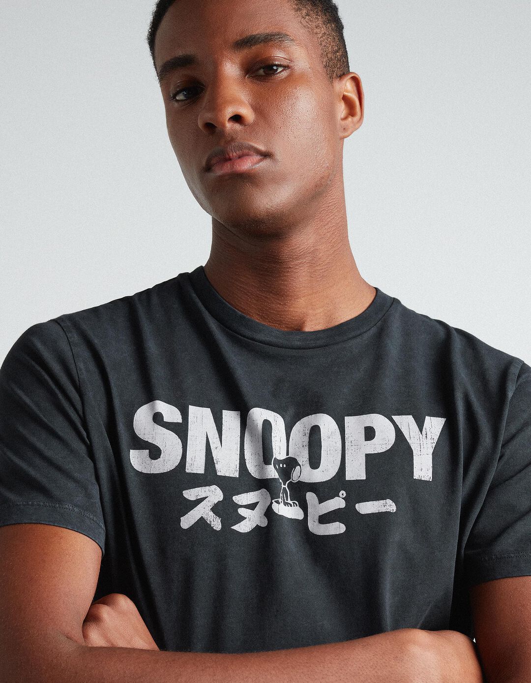 Snoopy' T-shirt, Men, Black