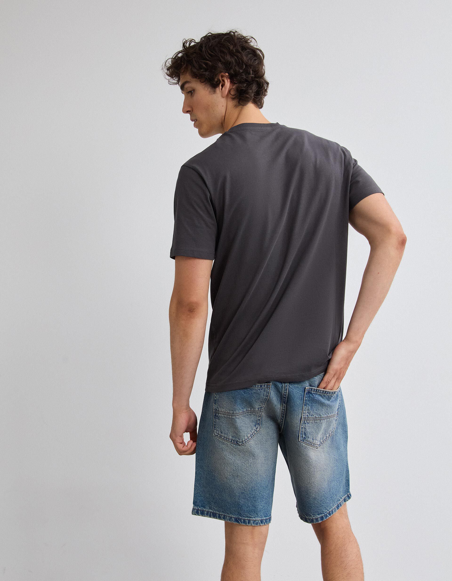 Comprar Online T-shirt Jersey, Homem, Cinzento Escuro