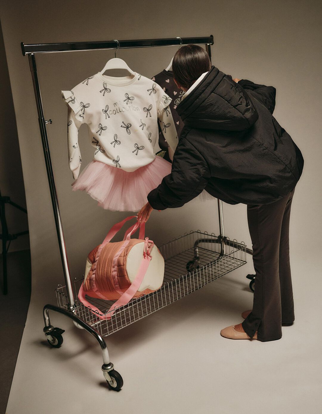 Casaco Acolchoado, Menina, Preto