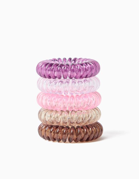 Comprar Online Pack 5 El&aacute;sticos de Cabelo, Menina, Multicor