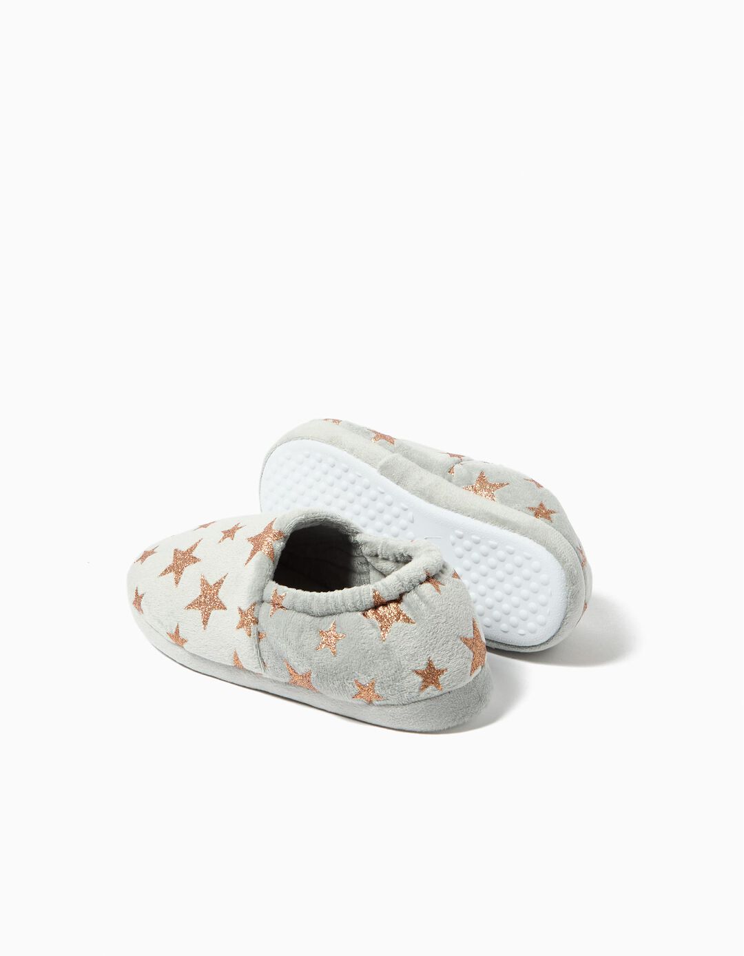 Pantufas, Menina, Cinzento Claro