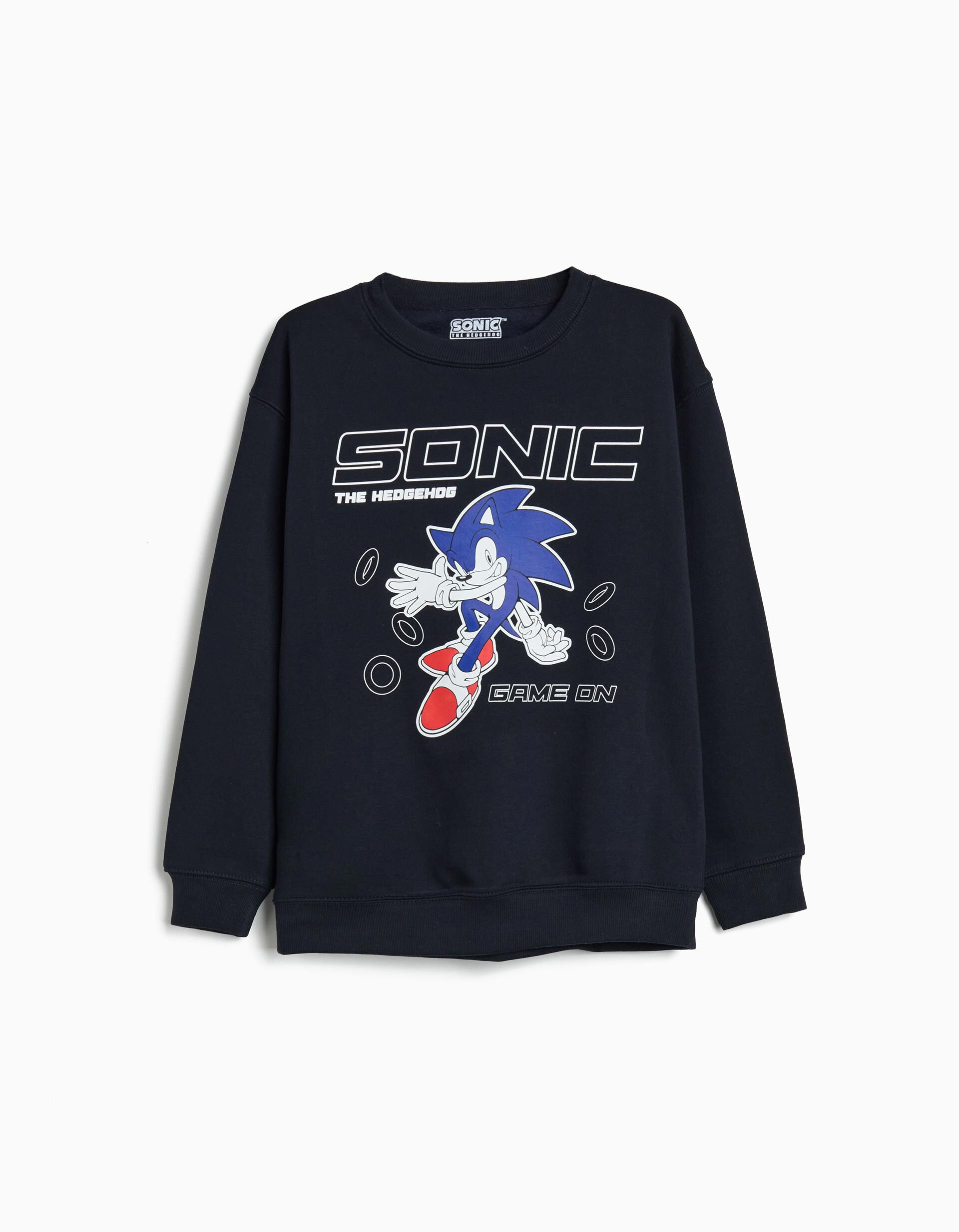 Comprar Online Sweatshirt 'Sonic', Menino, Azul Escuro