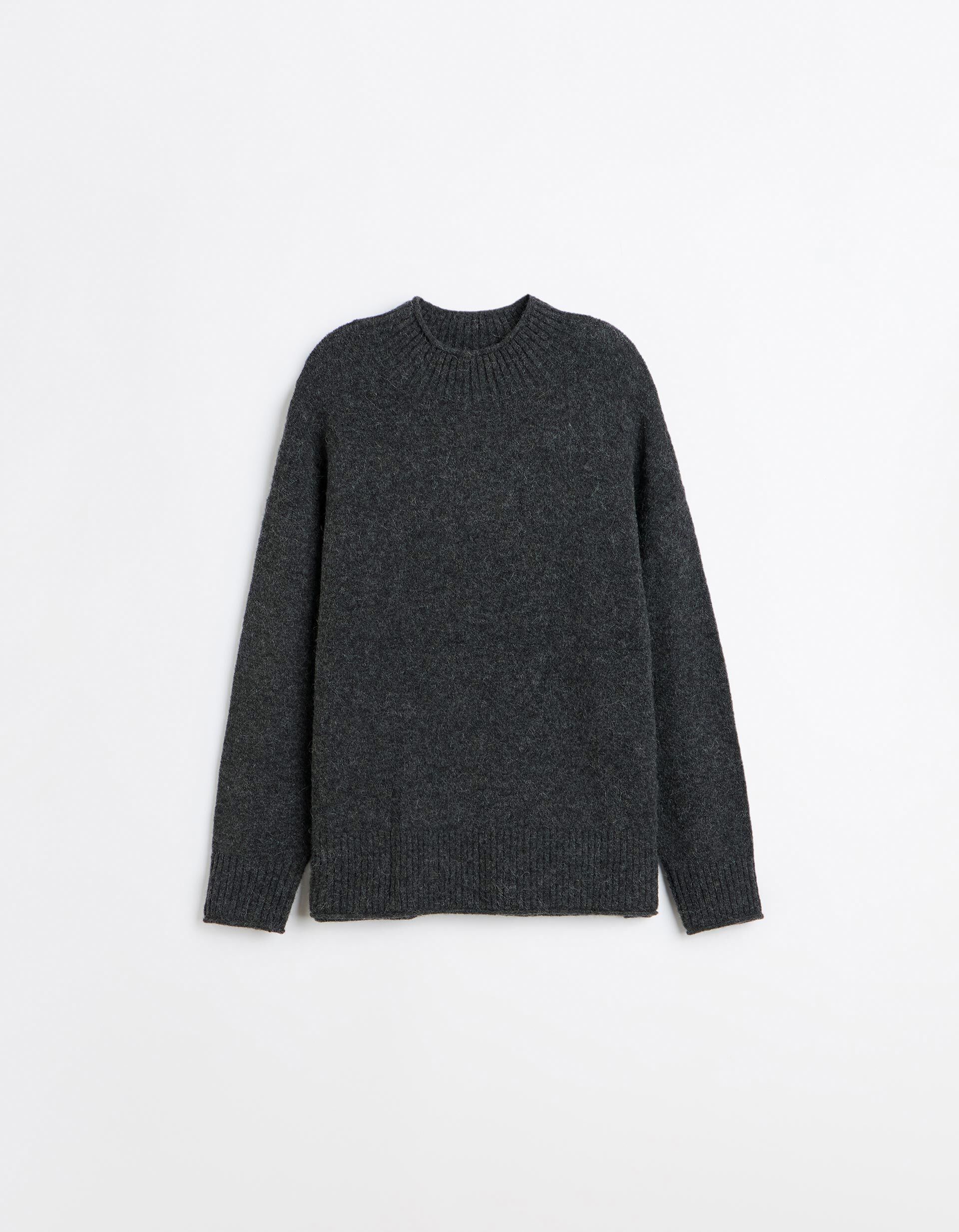 Comprar Online Camisola Em Mistura De L&atilde; E Alpaca, Mulher, Cinzento