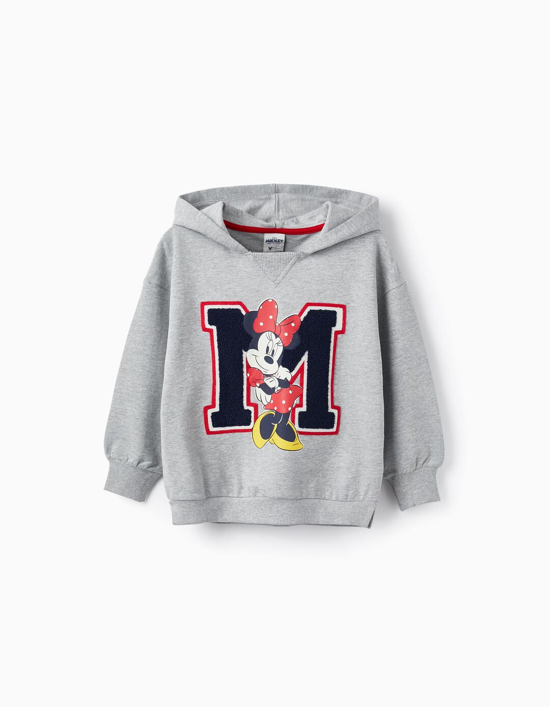 Hooded Sweatshirt for Girls 'Minnie', Grey