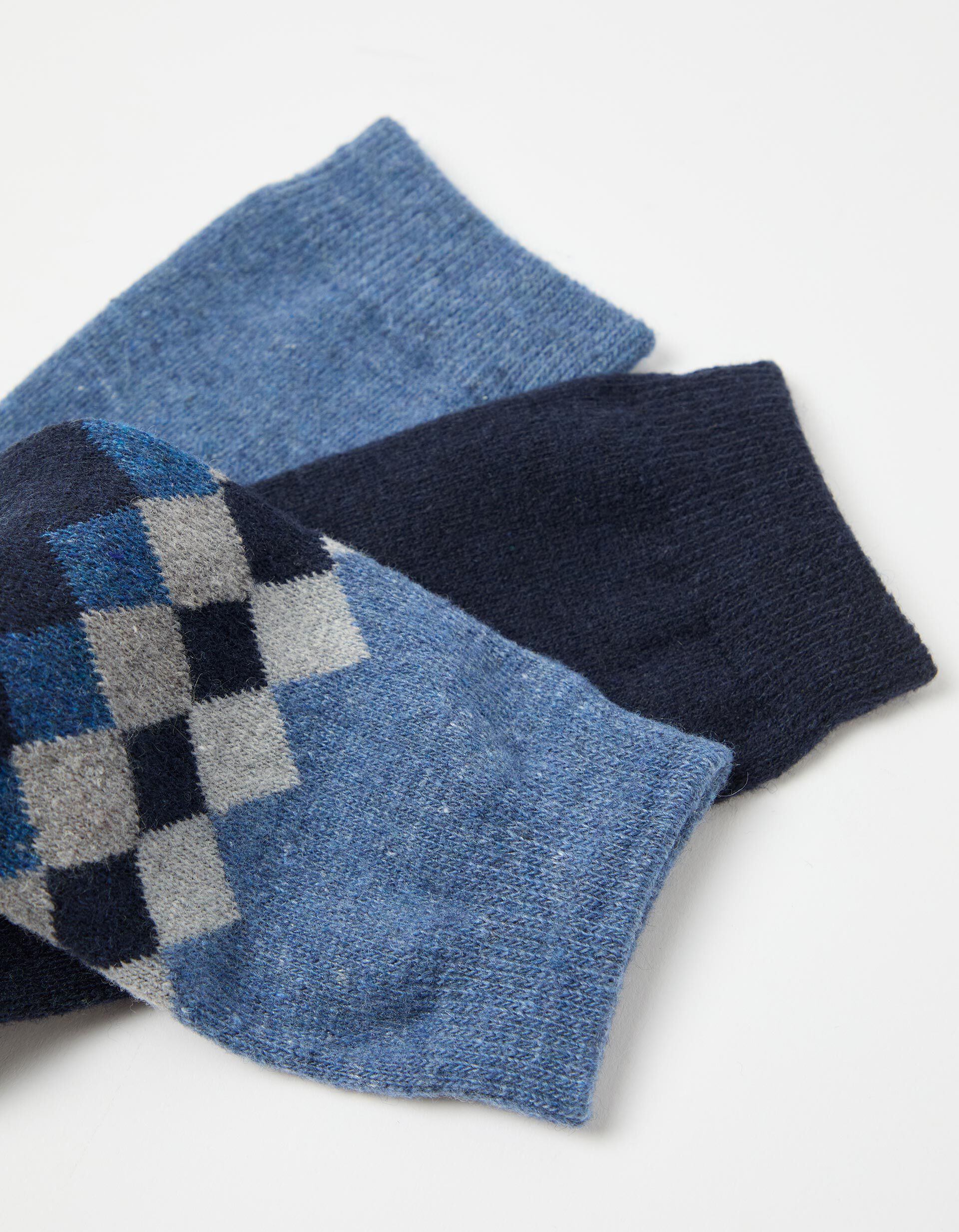 Comprar Online Pack 3 Pares de Meias, Homem, Azul