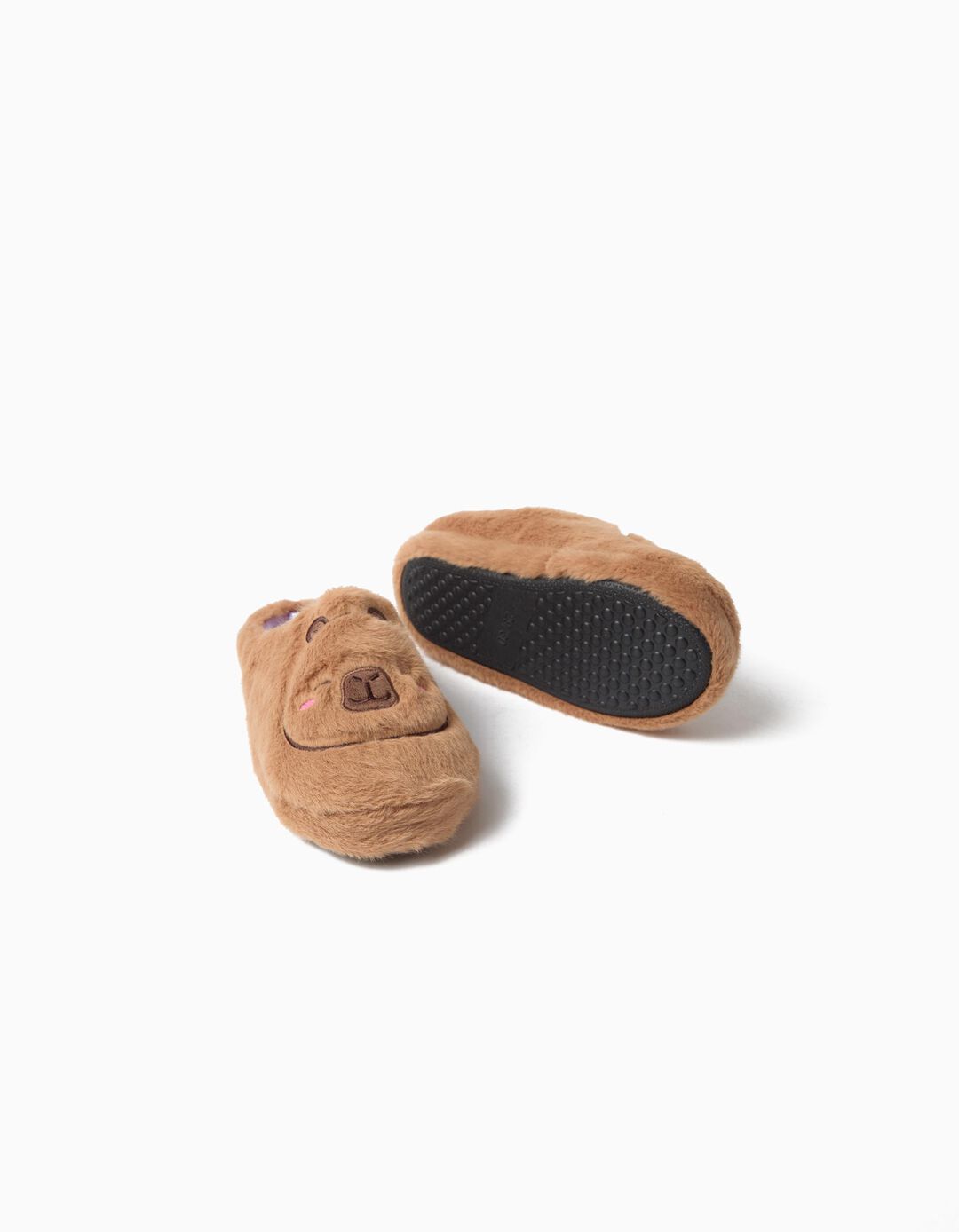 Pantufas 'Capibara' &copy;Capyfun, Menina, Castanho Claro