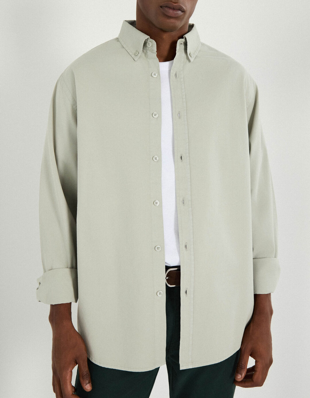 Camisa, Homem, Cinzento