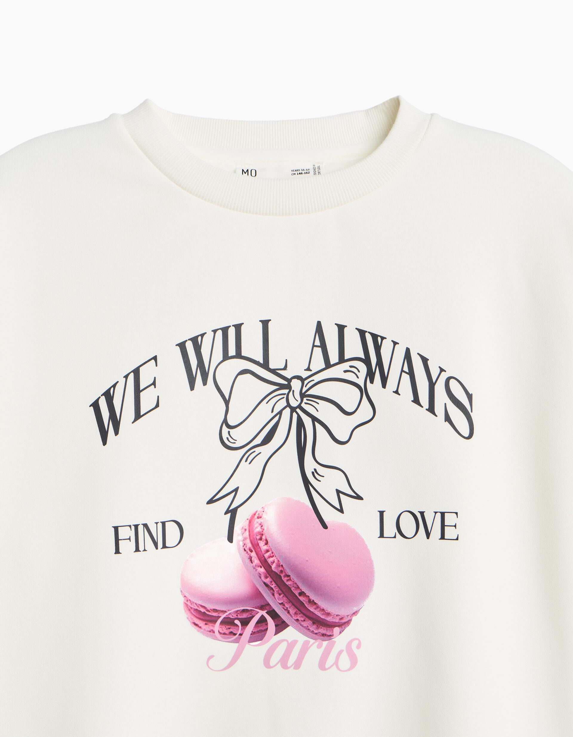 Comprar Online Sweatshirt, Menina, Branco