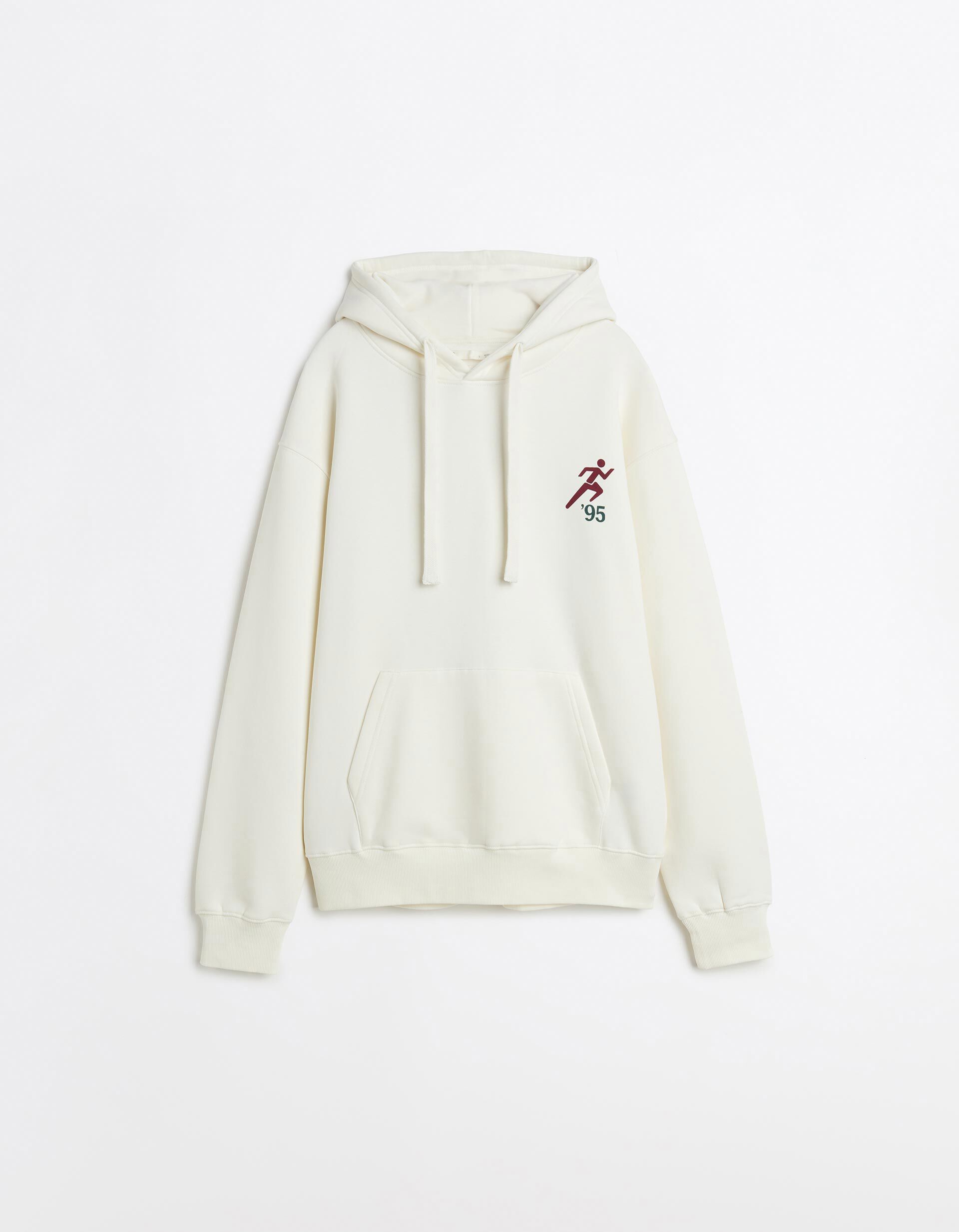 Comprar Online Sweatshirt Capuz, Homem, Branco