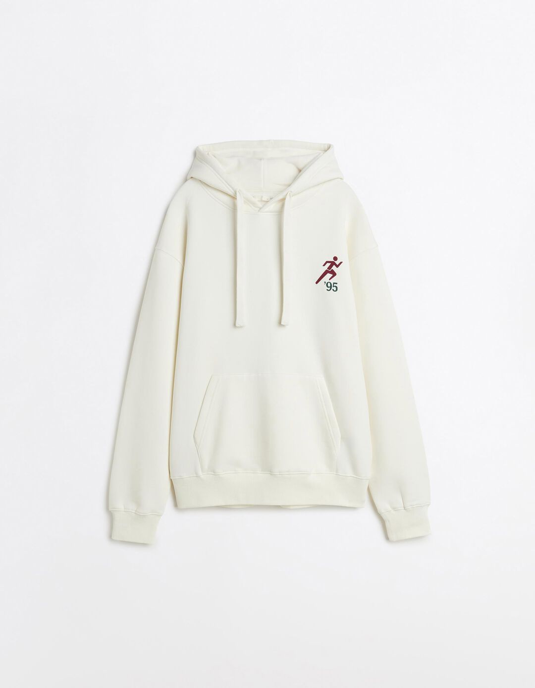 Sweatshirt Capuz, Homem, Branco