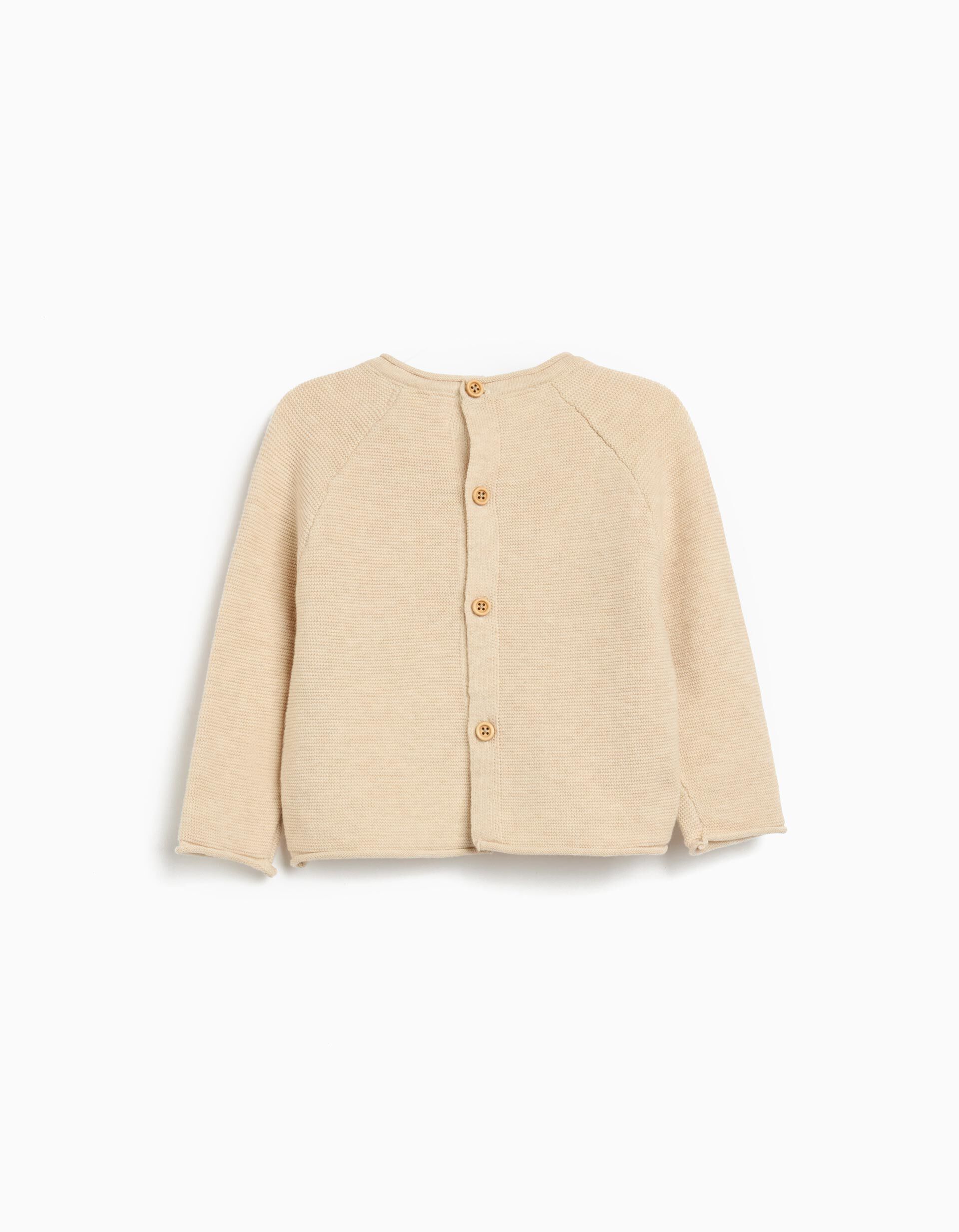 Comprar Online Camisola de Malha, Rec&eacute;m-Nascido, Bege Claro