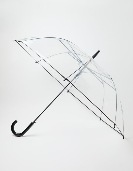 Comprar Online Guarda-chuva Transparente, Mulher, Preto