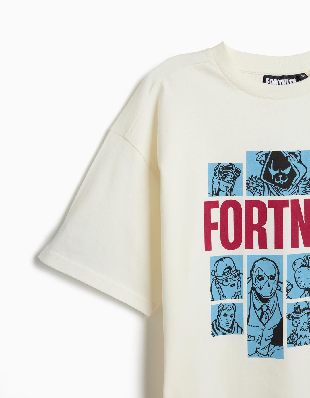 T-shirt  'Fortnite', Menino, Branco