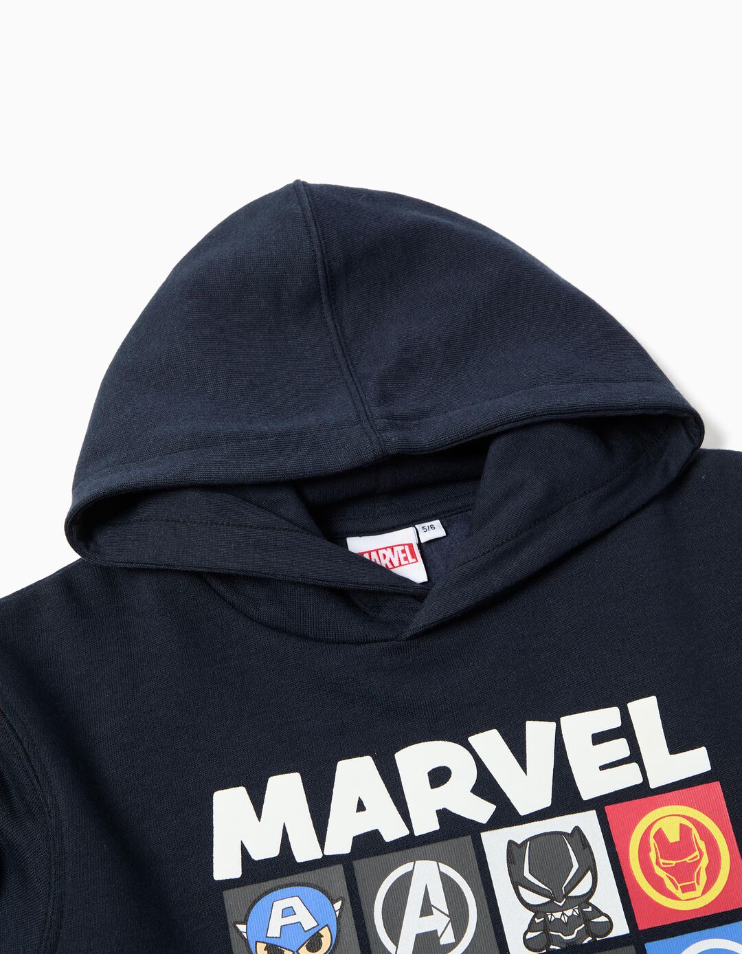 Sweatshirt de Felpa Capuz 'Marvel' ©Disney, Menino, Azul Escuro