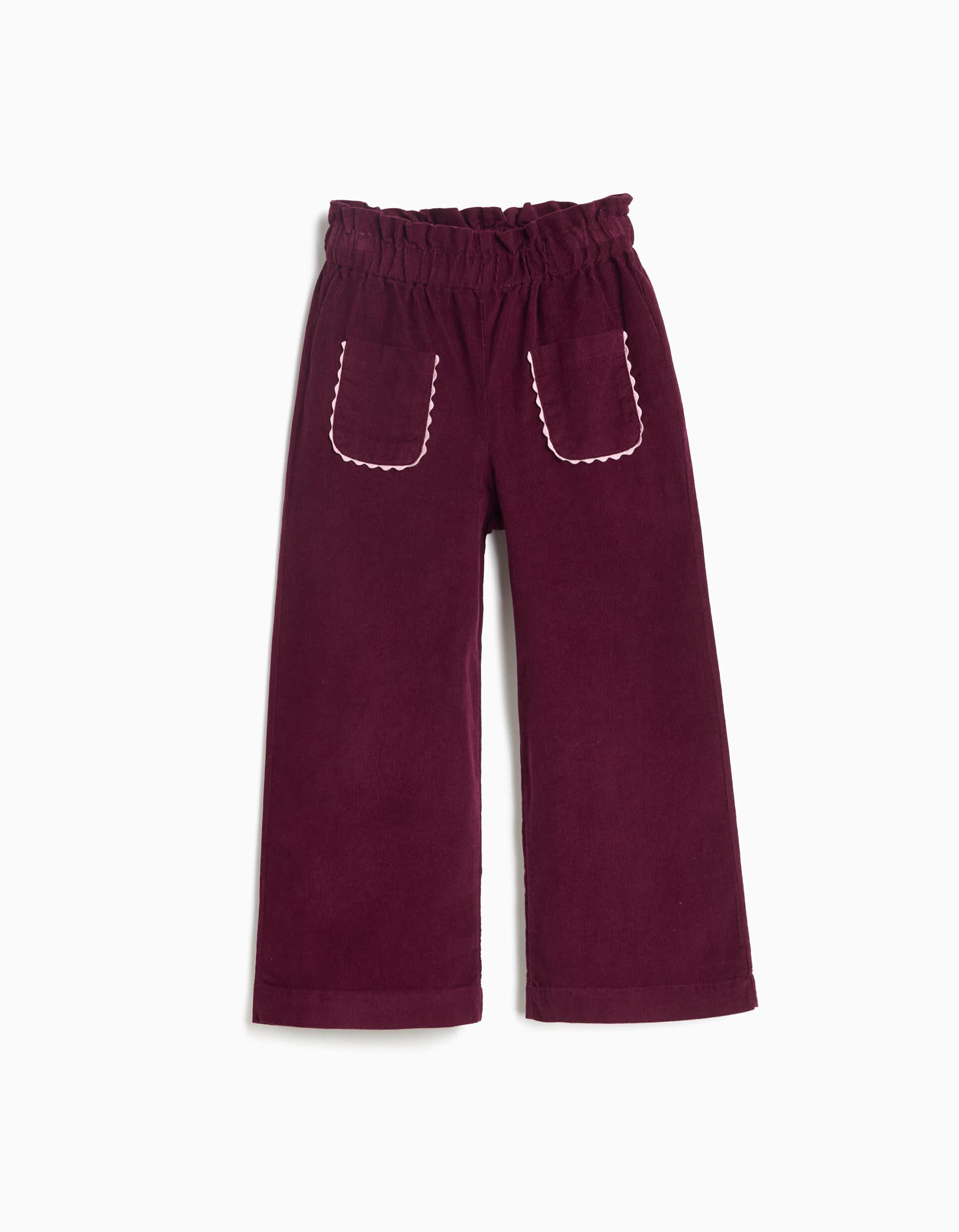 Comprar Online Cal&ccedil;as Culotte Em Bombazina, Menina, Verde Escuro