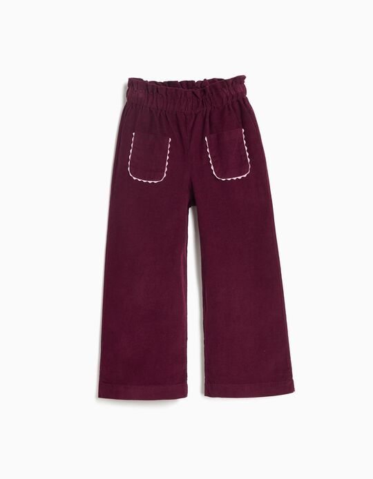 Comprar Online Cal&ccedil;as Culotte Em Bombazina, Menina, Verde Escuro