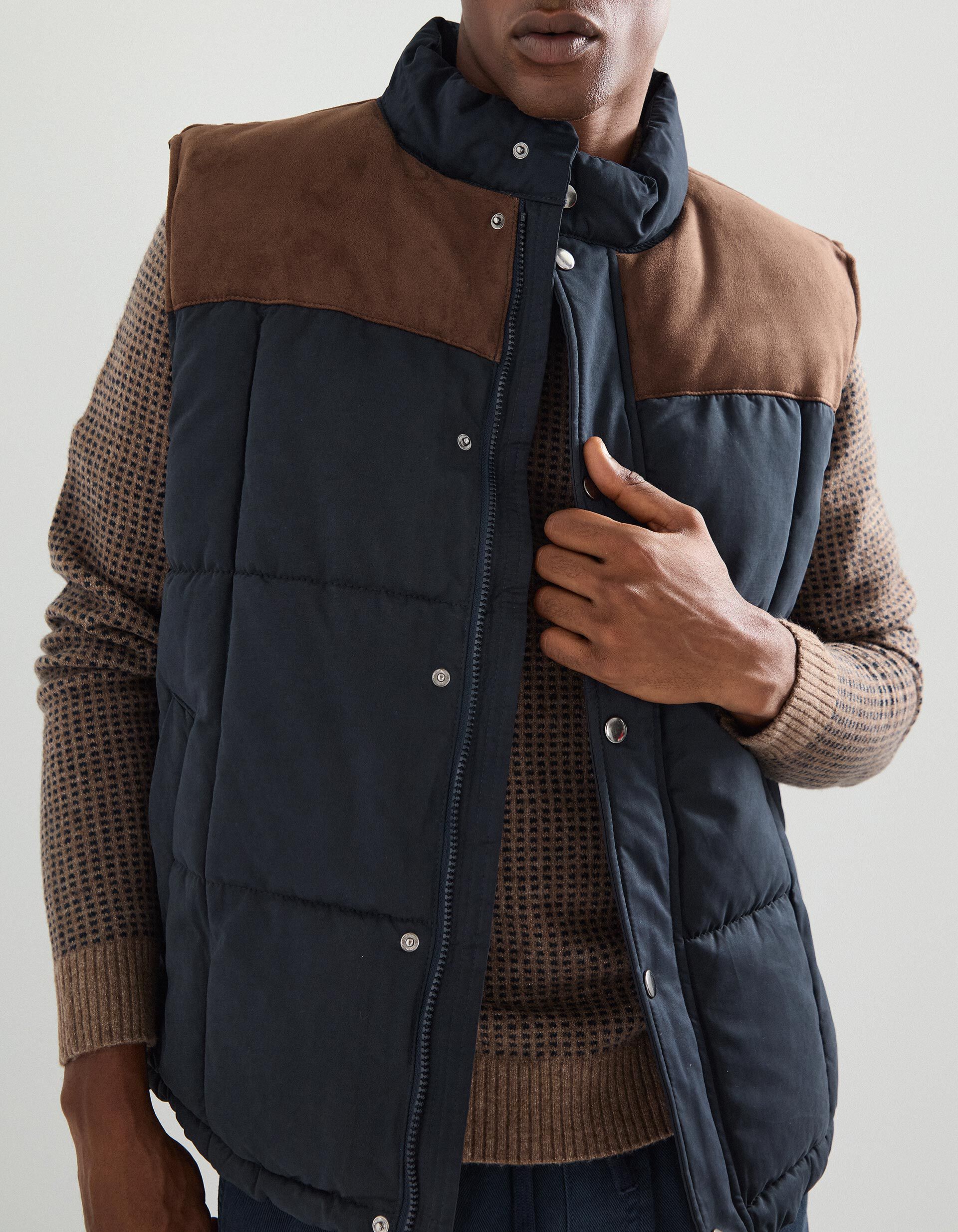 Comprar Online Colete Acolchoado, Homem, Azul Escuro