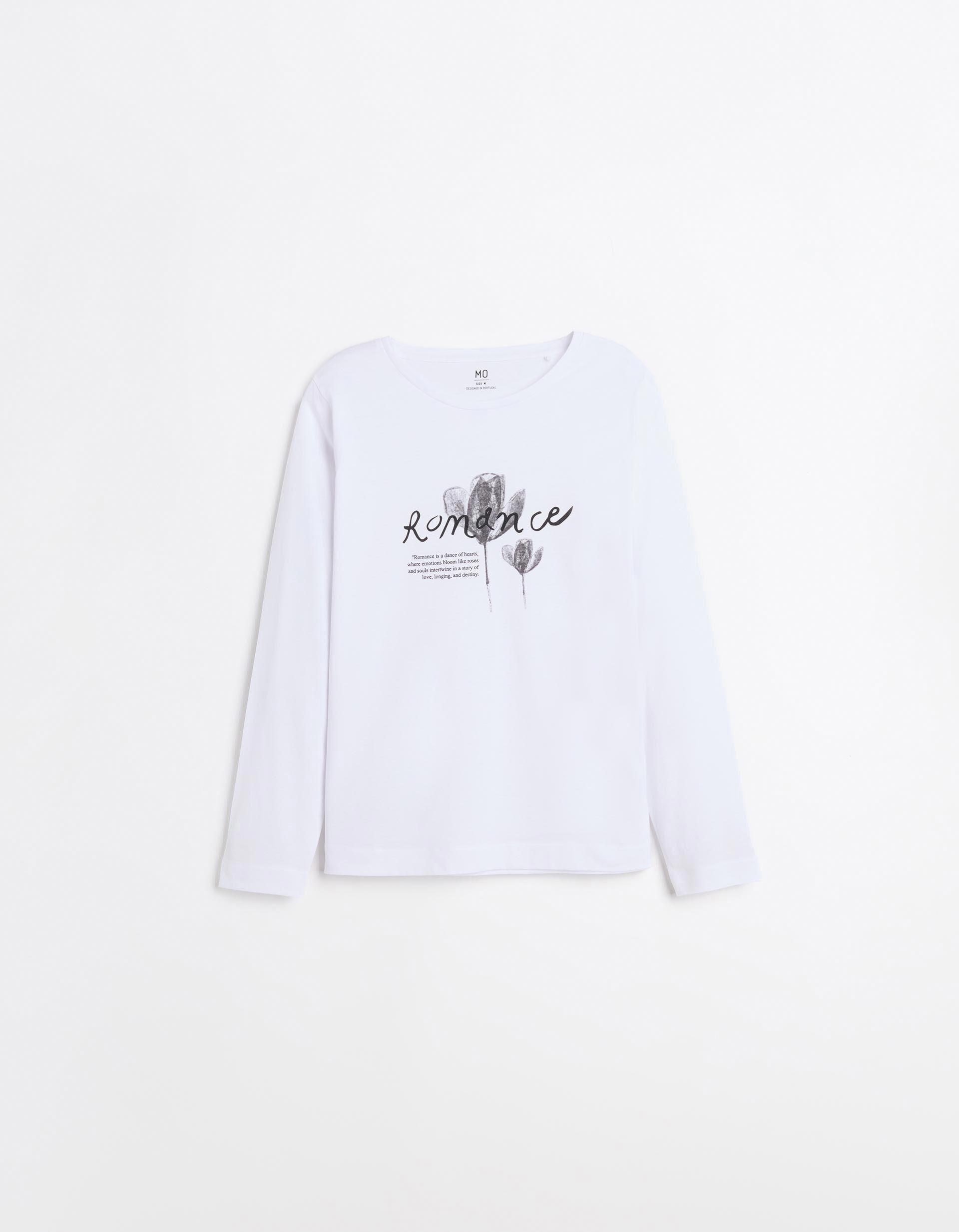 Comprar Online T-shirt Manga Comprida, Mulher, Branco