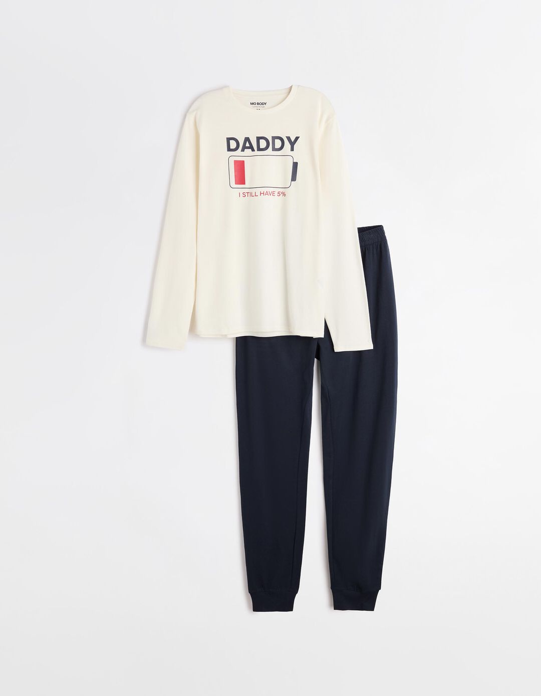Pijama Jersey 'Dia do Pai', Homem, Branco