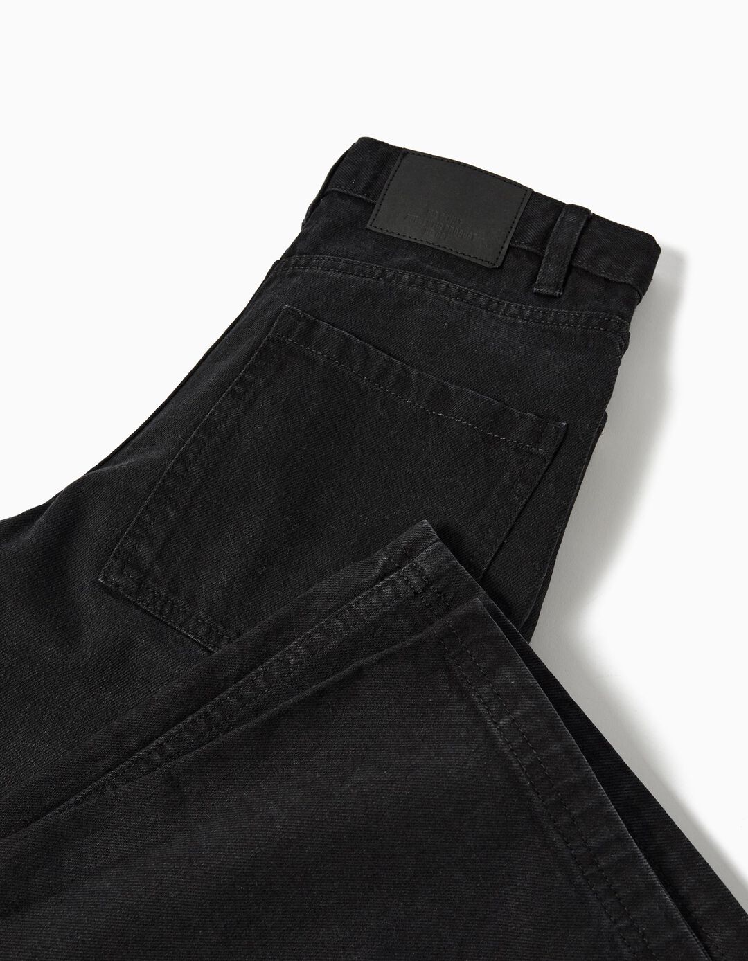 Calças de Ganga 'Relaxed Fit', Menino, Preto