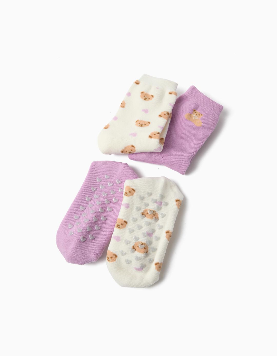 Pack 2 Pares De Meias, Menina, Multicolor
