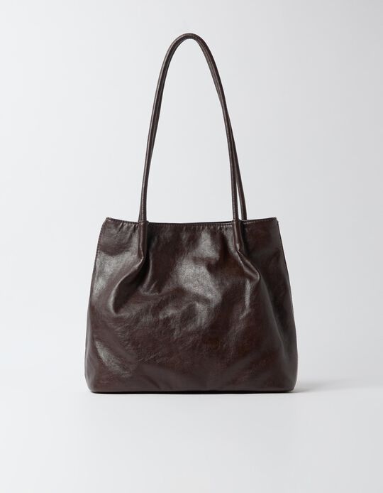 Comprar Online Mala De Ombro, Mulher, Castanho