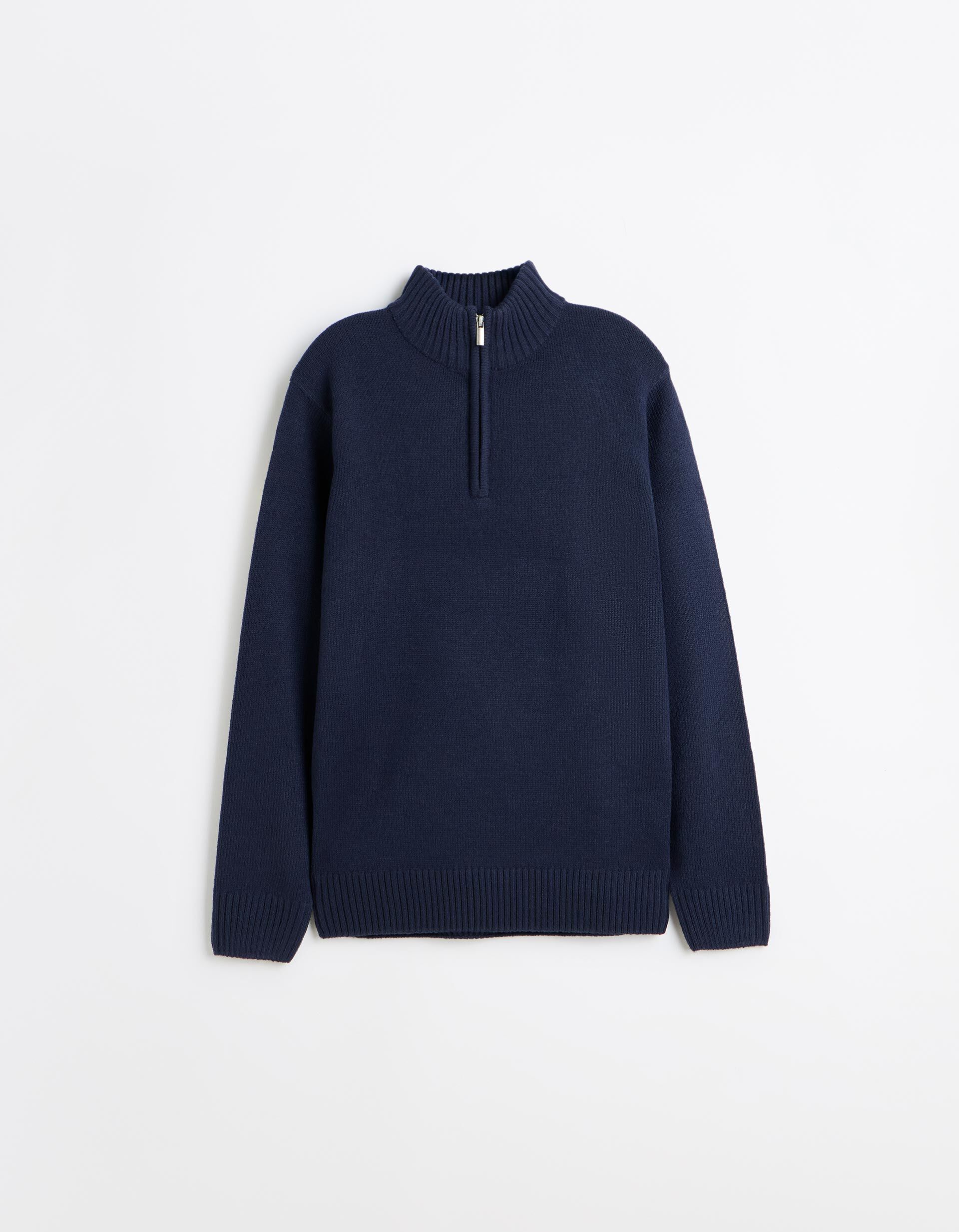Comprar Online Sweater De Gola Alta, Homem, Azul Escuro