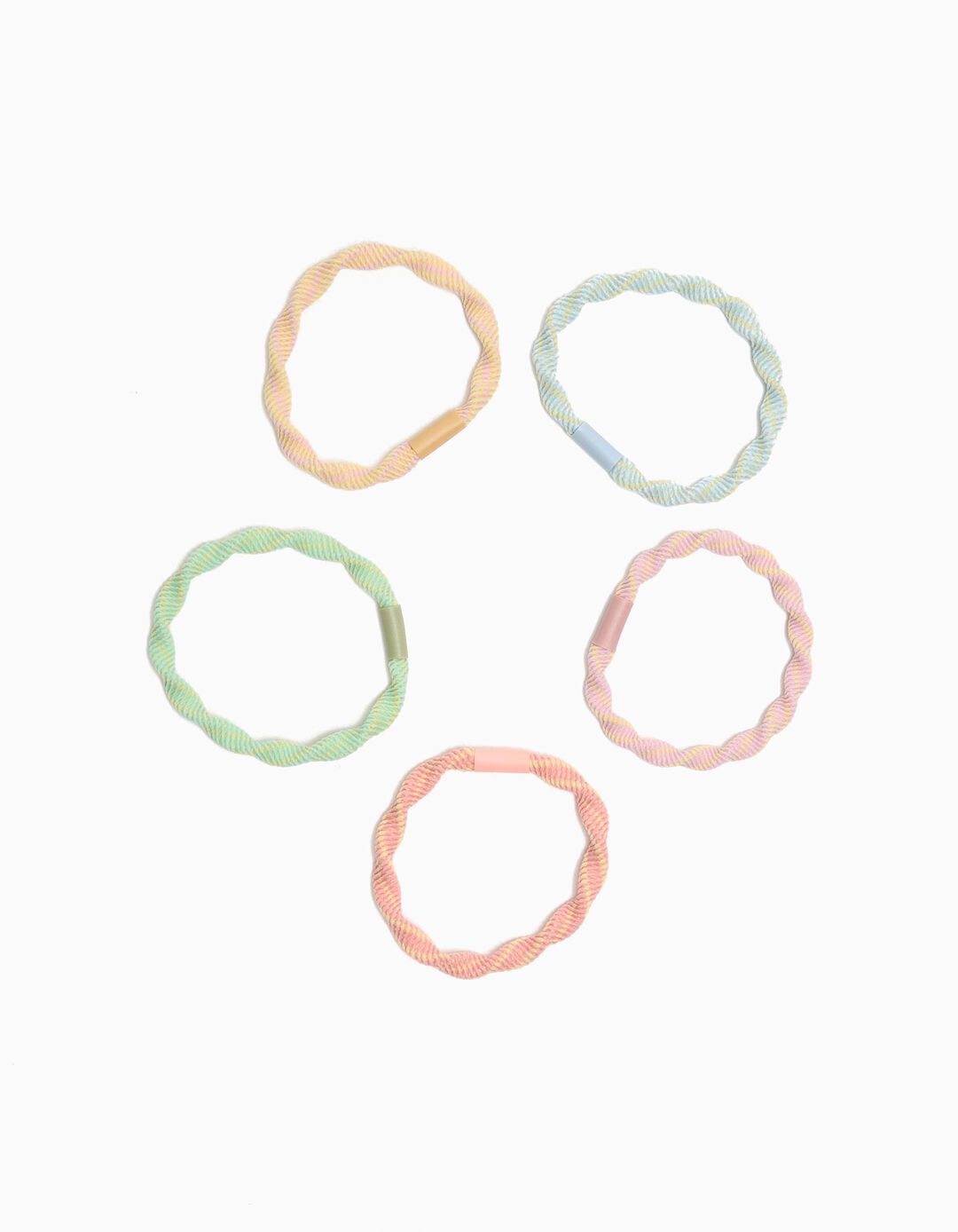 Pack 5 Elásticos de Cabelo, Menina, Multicor 