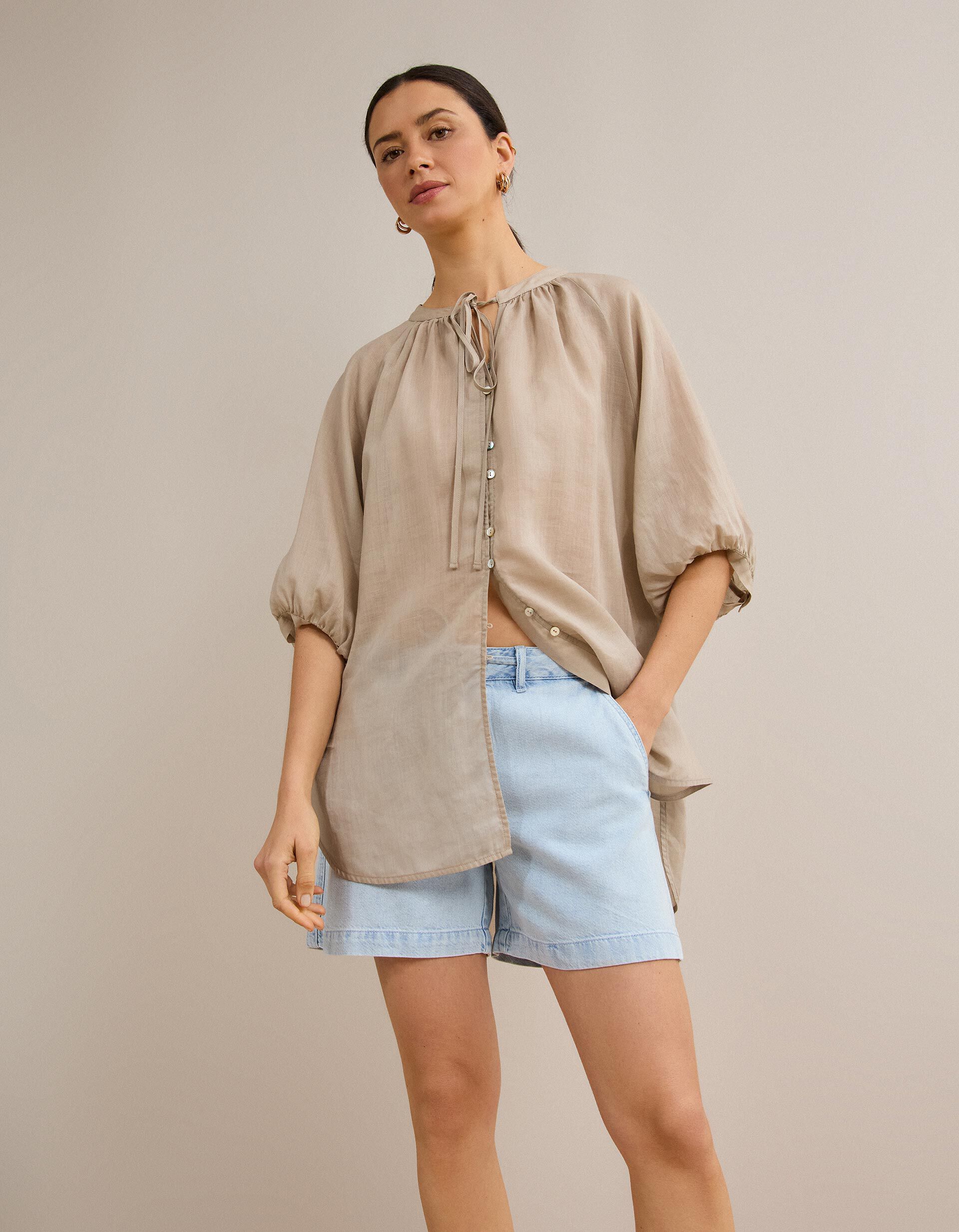 Comprar Online T&uacute;nica, Mulher, Bege Claro