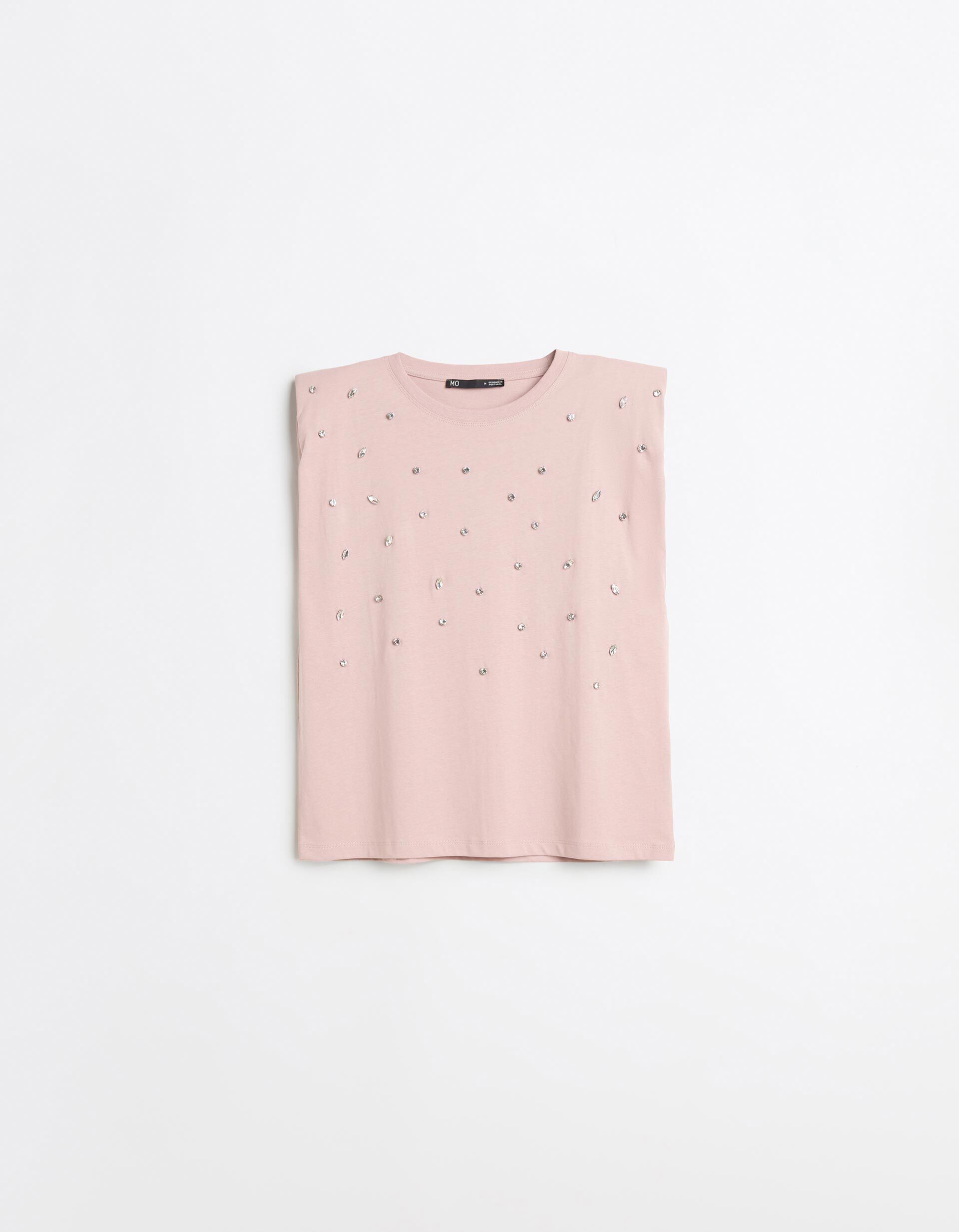Comprar Online T-shirt Ombreiras, Mulher, Rosa Claro