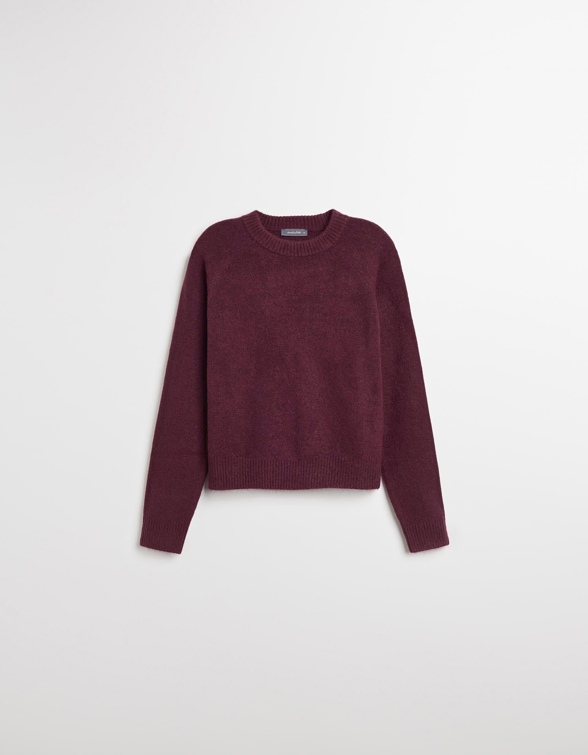 Comprar Online Camisola de Malha, Mulher, Vermelho Escuro