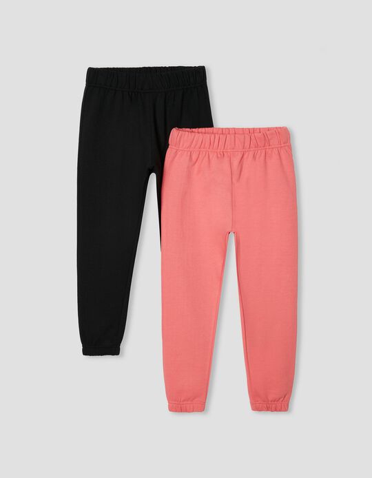 2 Joggers Pack, Girls, Pink