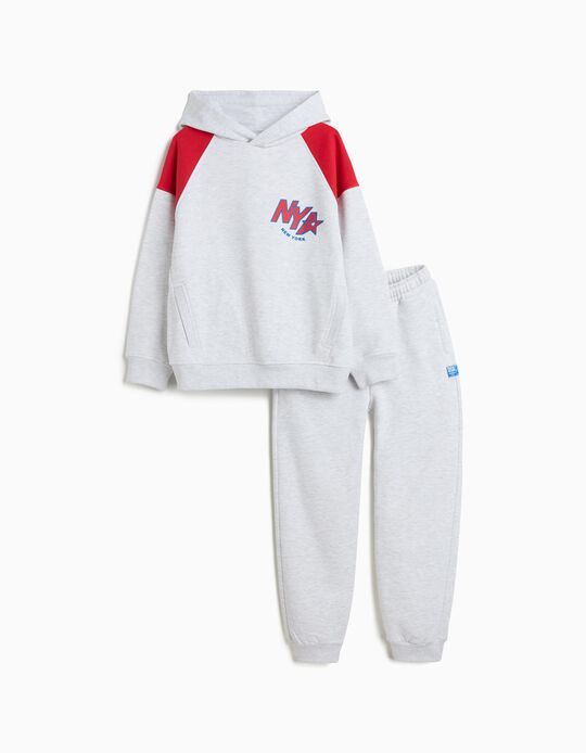 Comprar Online Conjunto de Jogging, Menino, Cinzento Claro